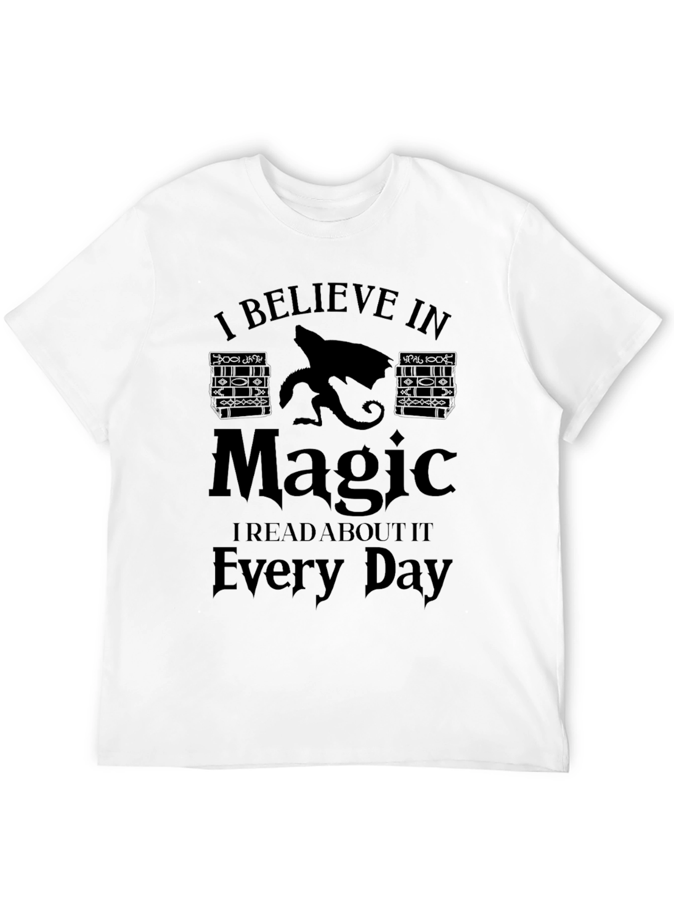 Magic Book Lover T-Shirt - Read About Magic Everyday