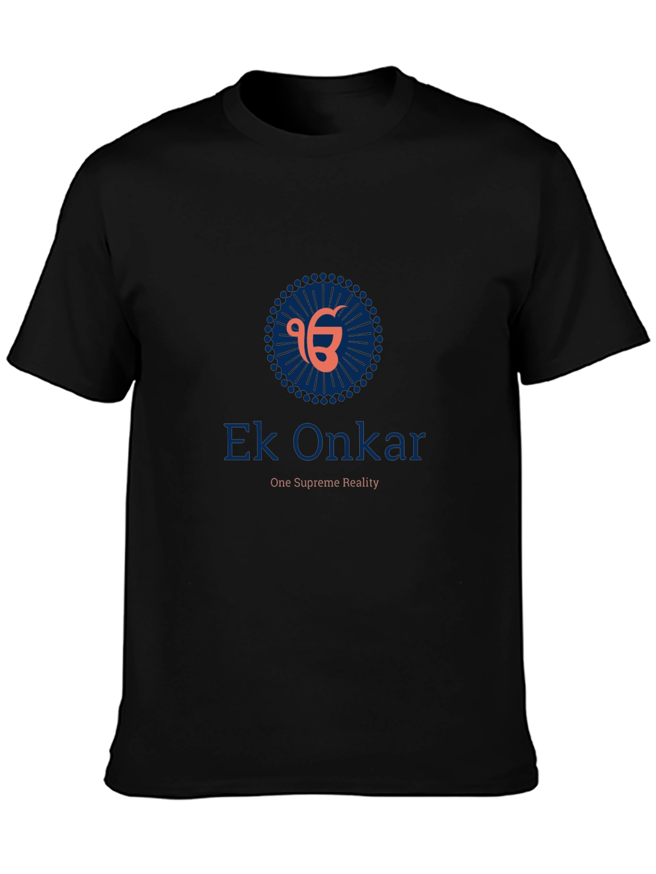Ek Onkar Graphic Black T-Shirt