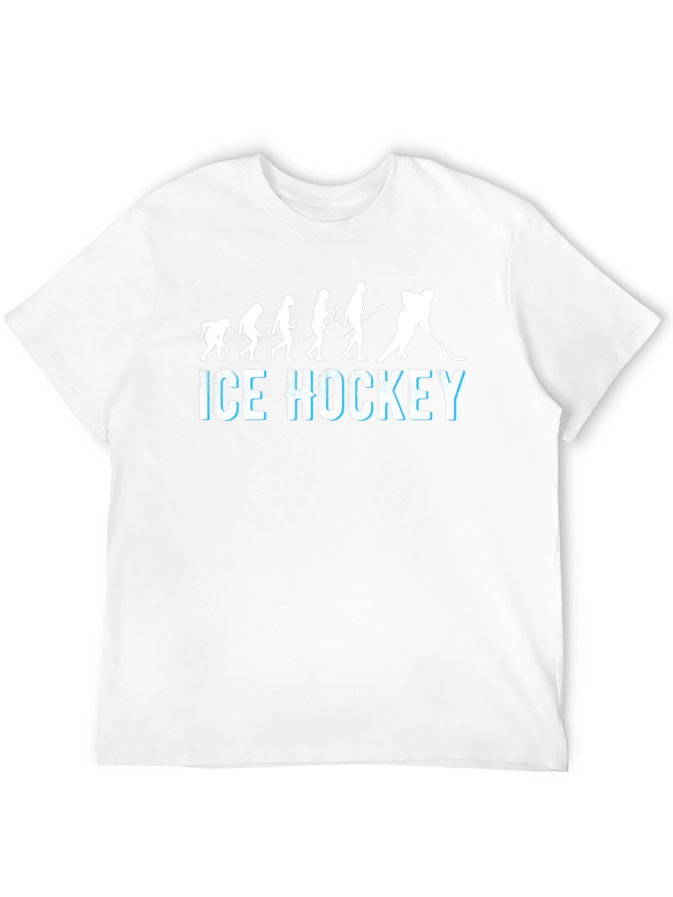 Ice Hockey Evolution T-Shirt - Black