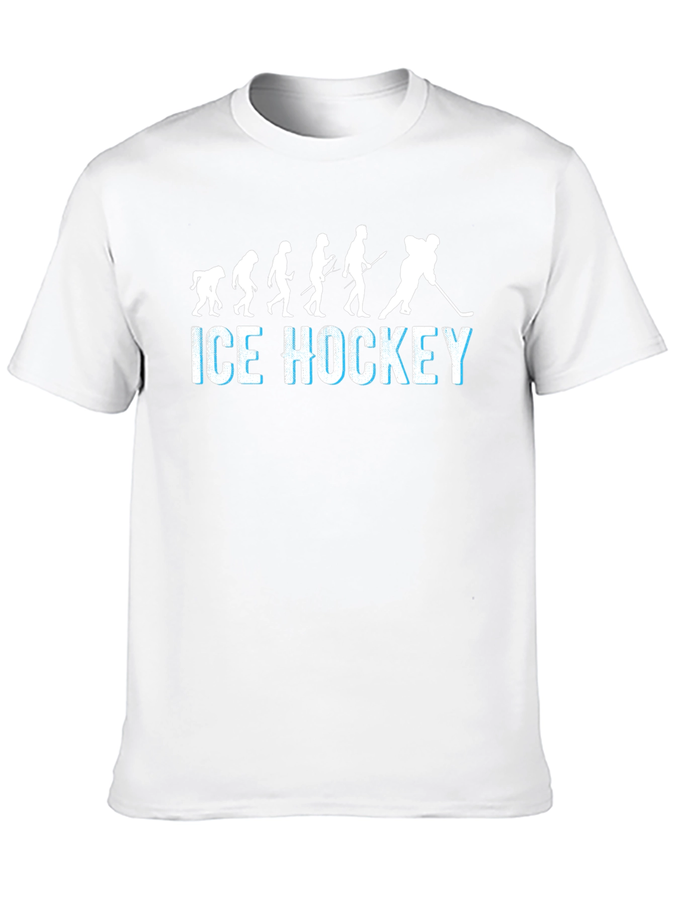 Ice Hockey Evolution T-Shirt - Black