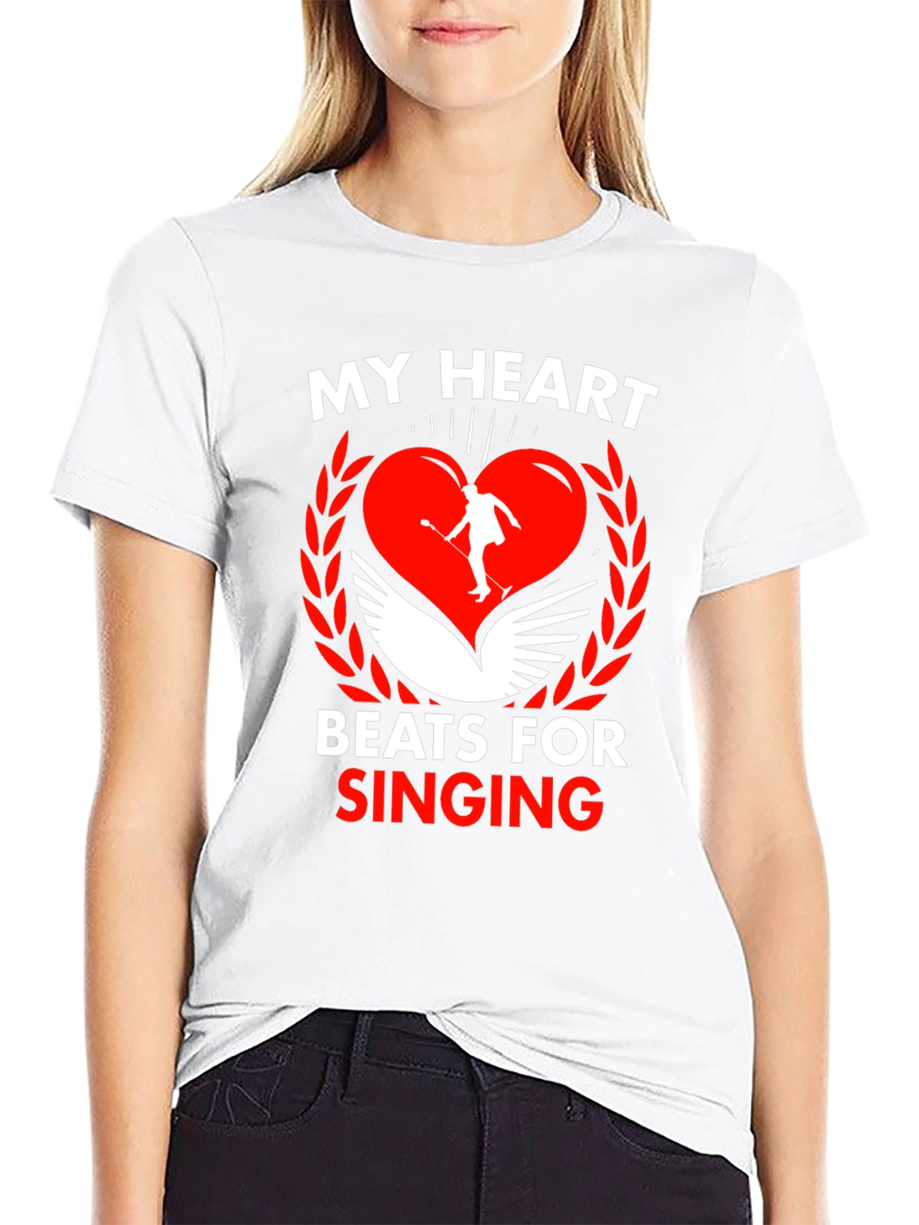 My Heart Beats For Singing T-Shirt