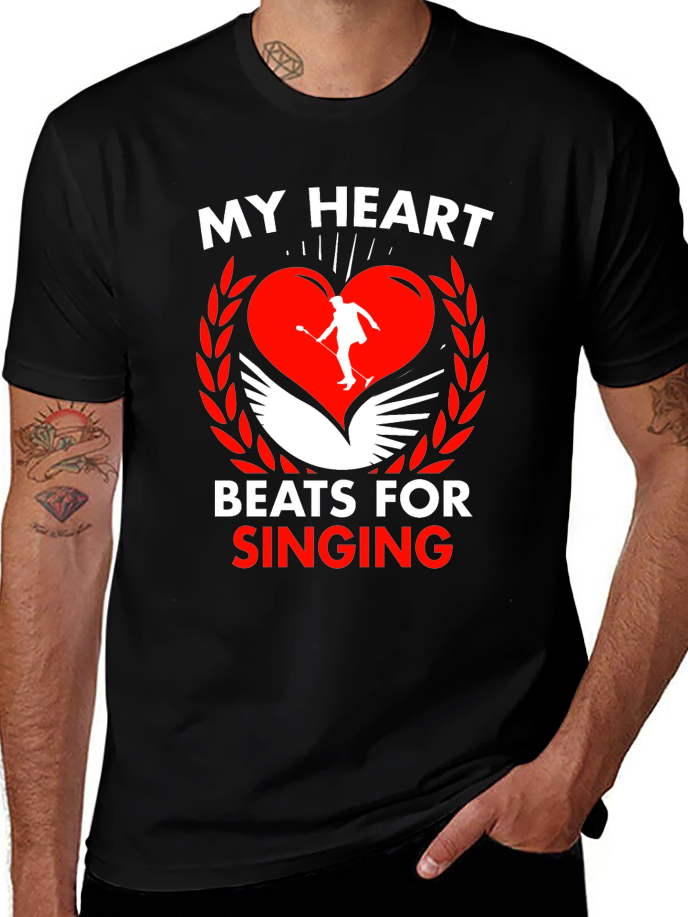 My Heart Beats For Singing T-Shirt