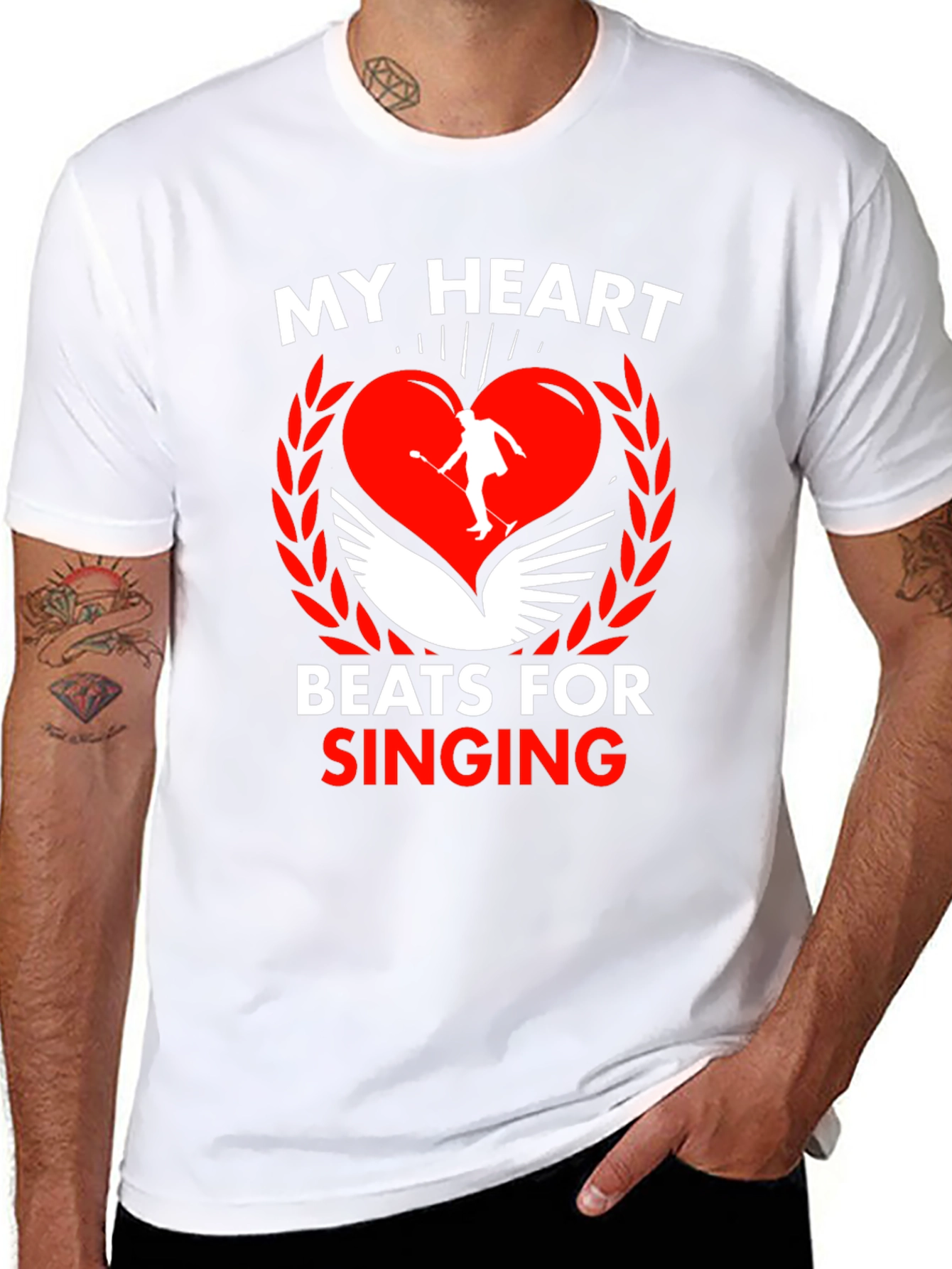 My Heart Beats For Singing T-Shirt