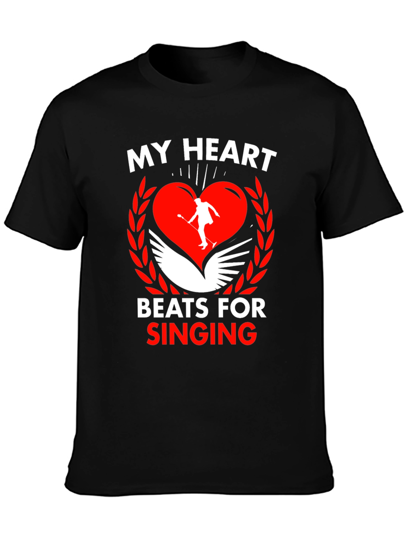 My Heart Beats For Singing T-Shirt