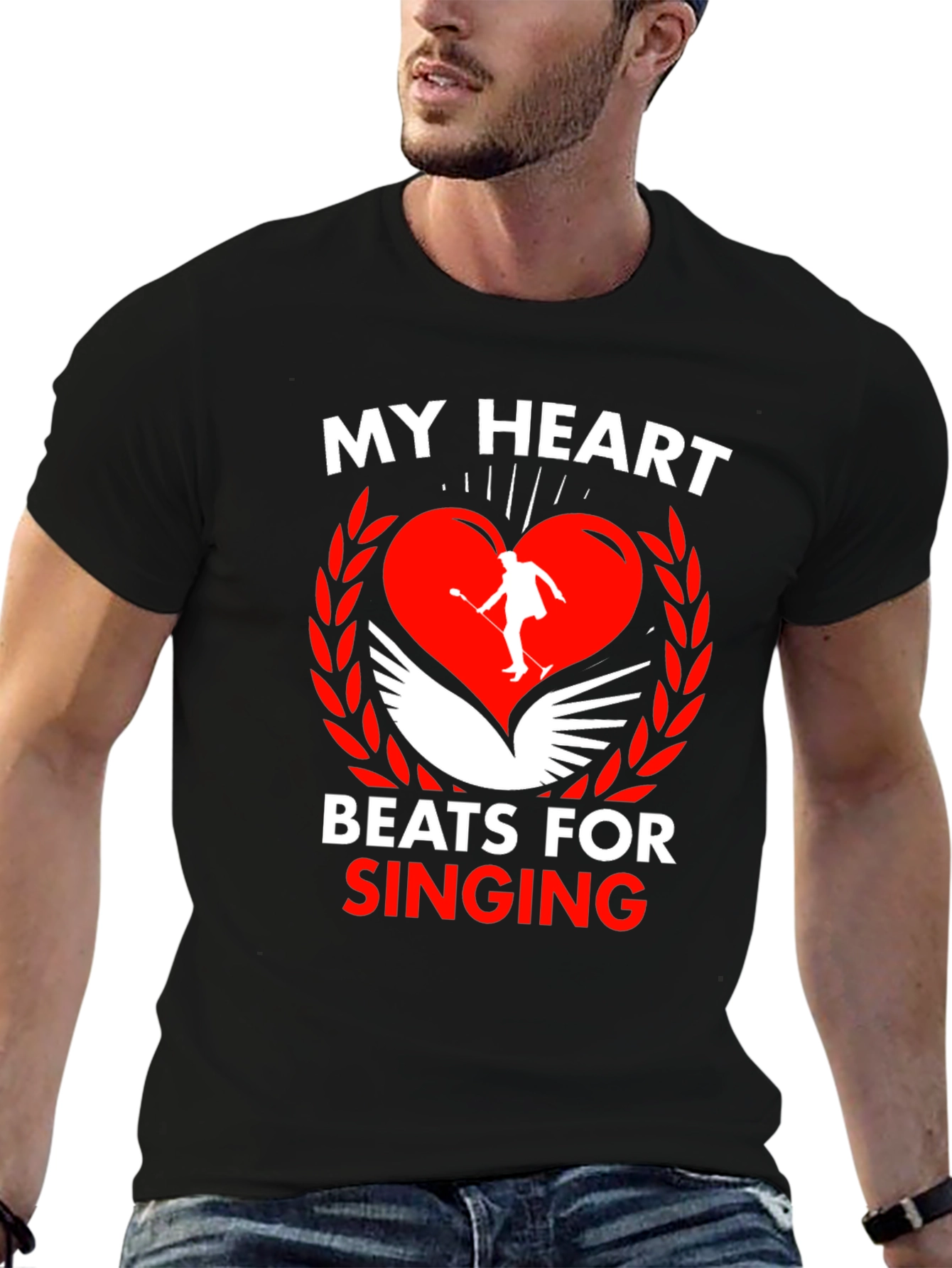 My Heart Beats For Singing T-Shirt