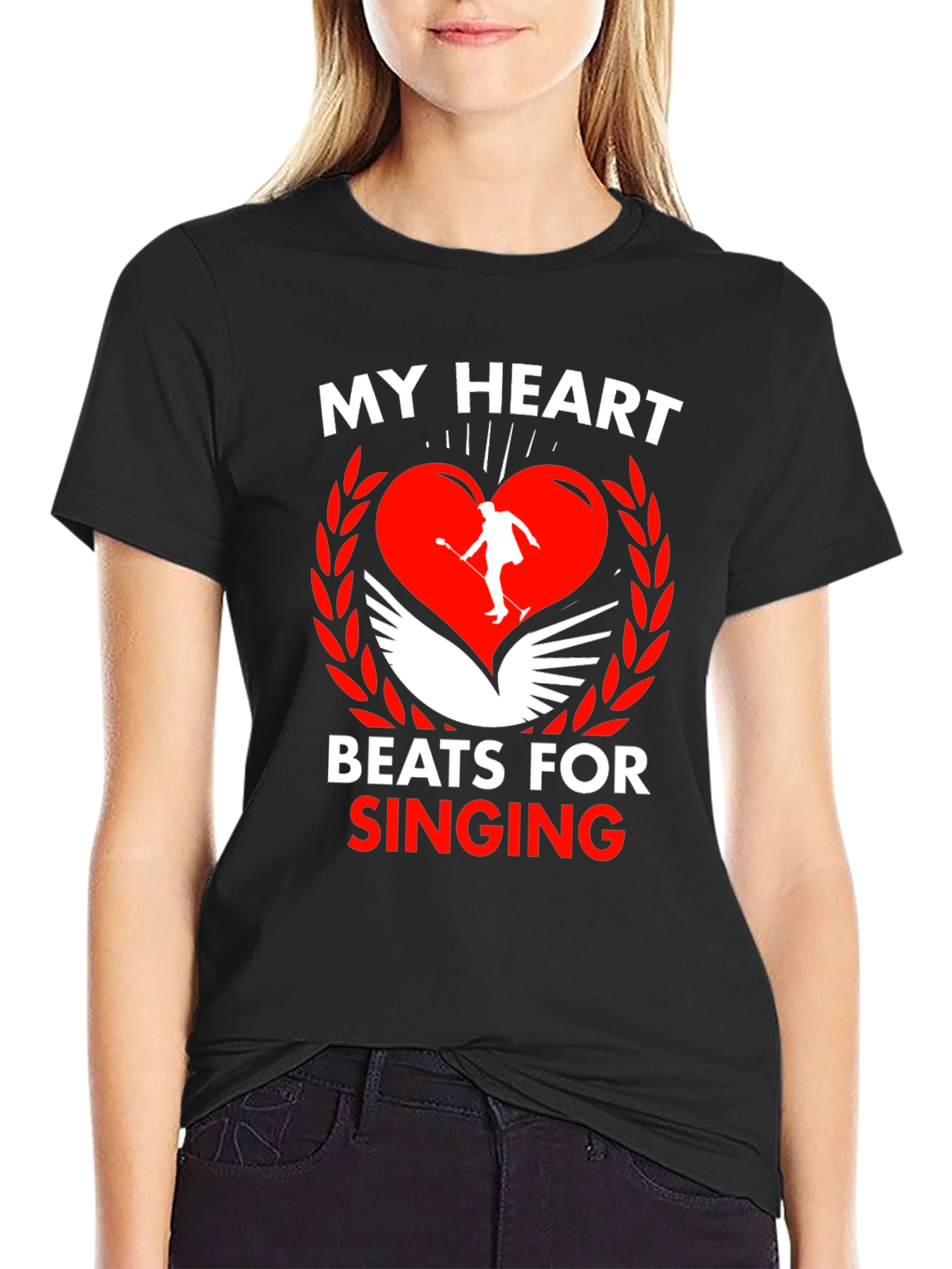My Heart Beats For Singing T-Shirt