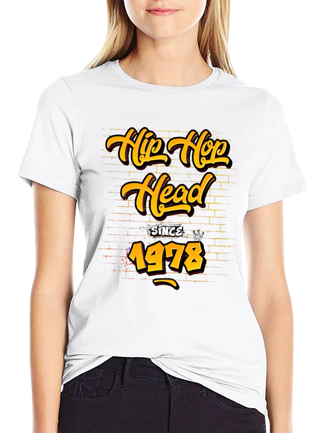 Hip Hop Head Since 1978 Black T-Shirt