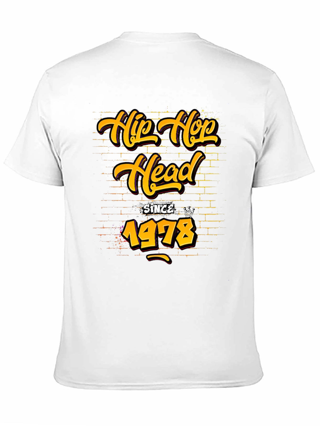 Hip Hop Head Since 1978 Black T-Shirt