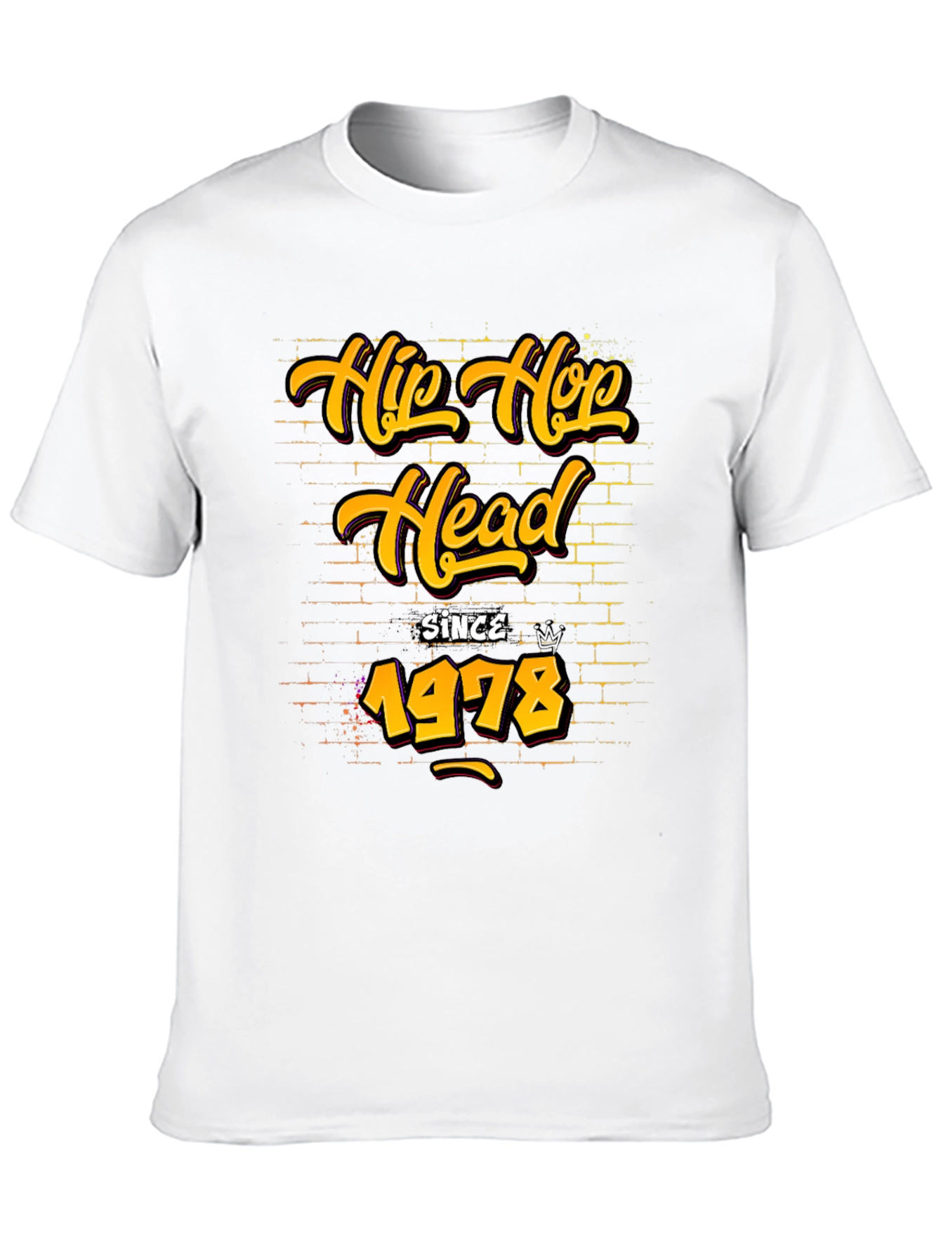 Hip Hop Head Since 1978 Black T-Shirt