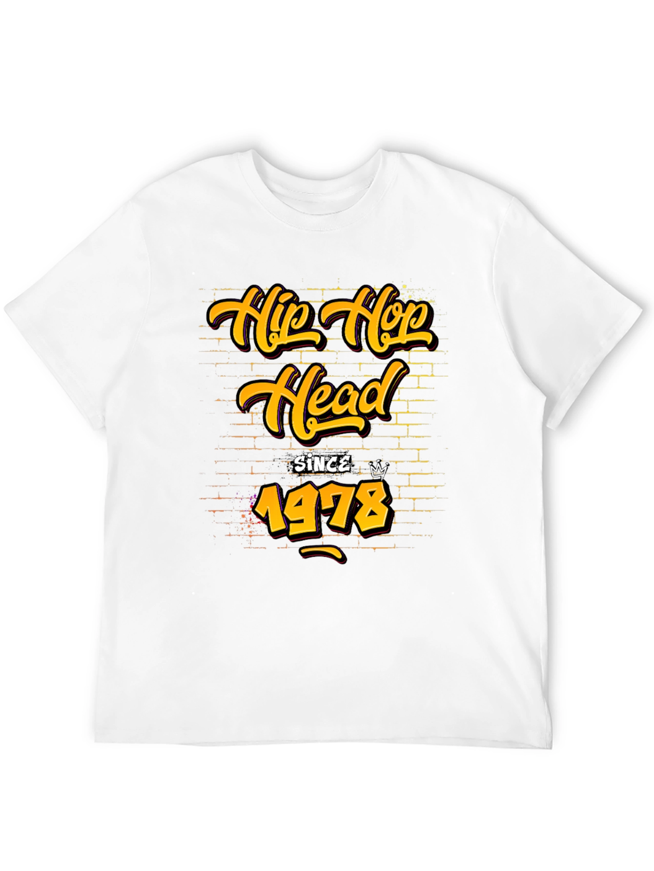 Hip Hop Head Since 1978 Black T-Shirt