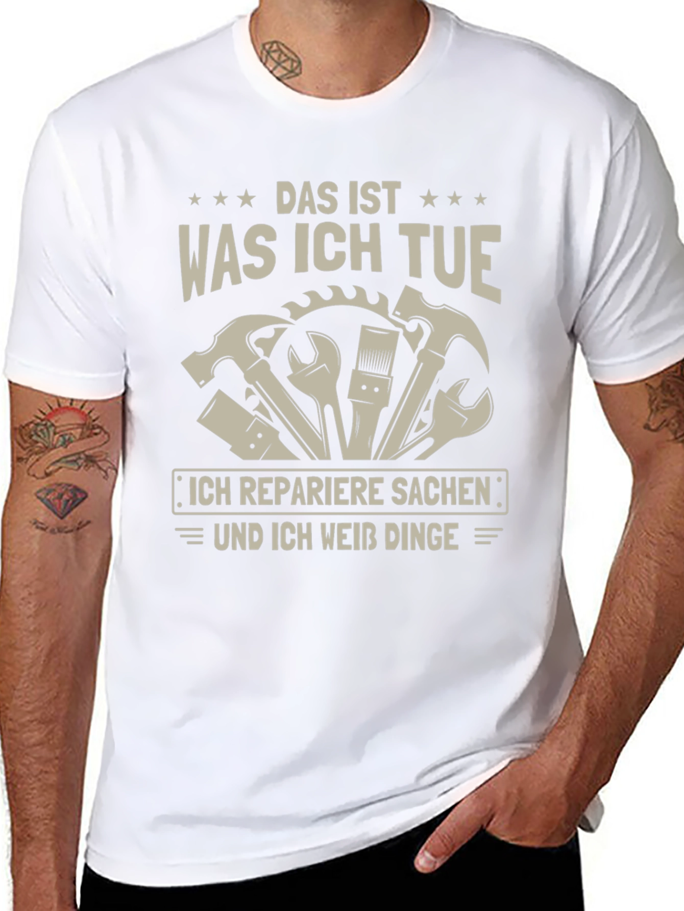 Das Ist Was Ich Tue Repairman Graphic Tee