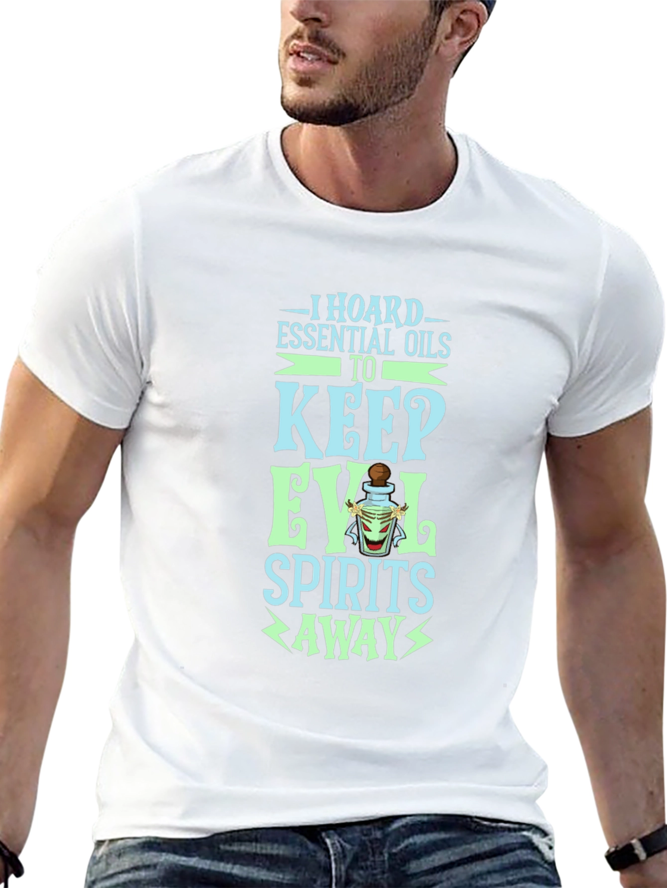 Essential Oils T-Shirt: Keep Evil Spirits Away