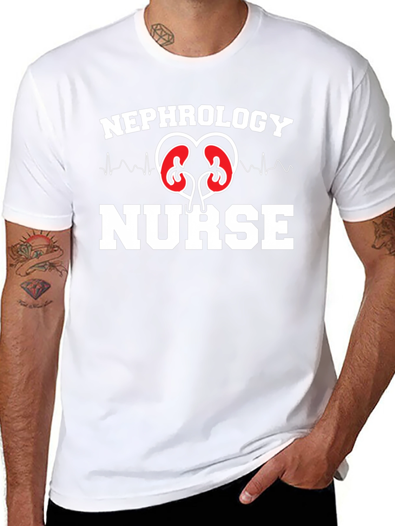 Nephrology Nurse Graphic T-Shirt