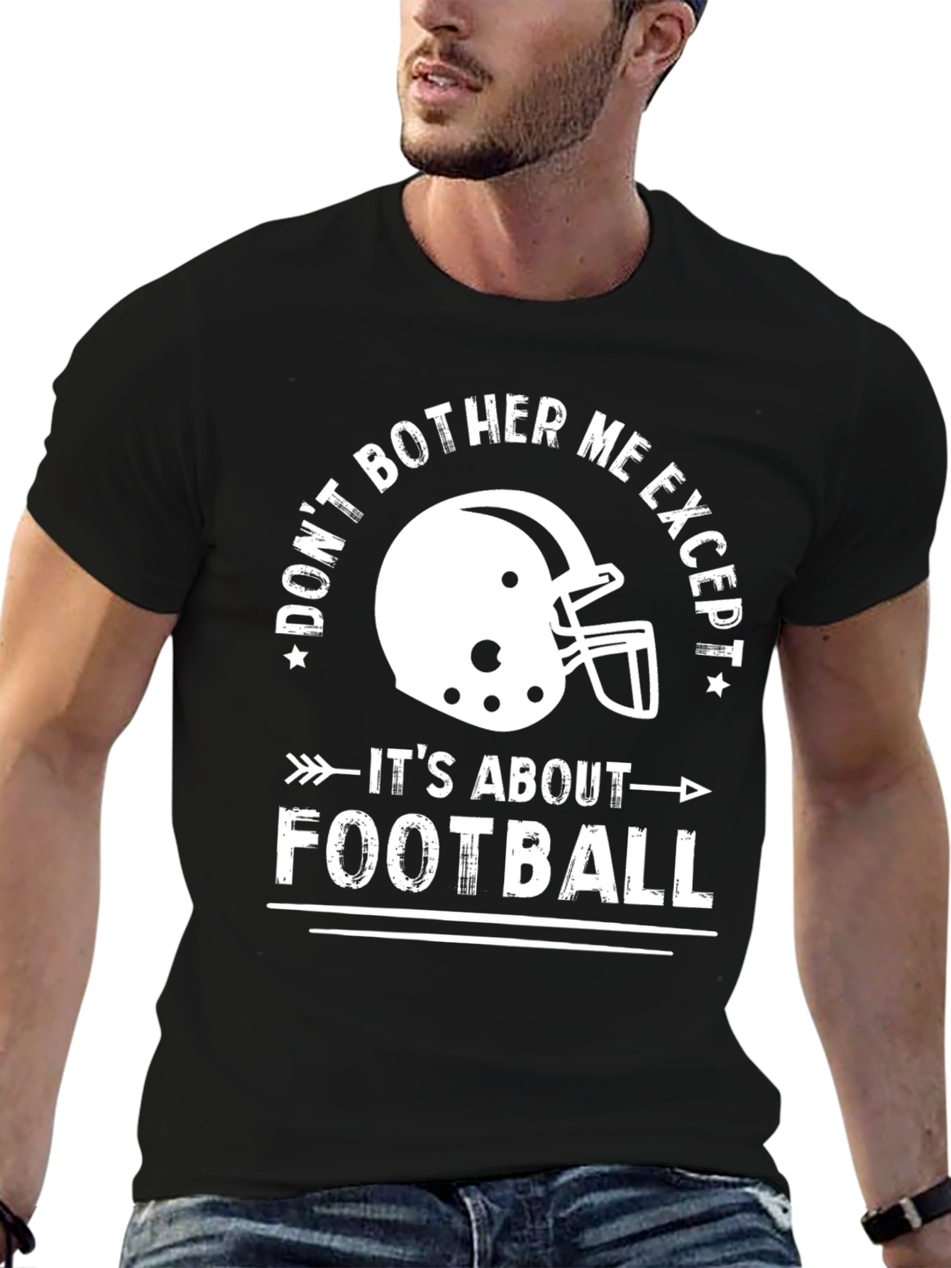 Dont Bother Me Football Graphic Tee