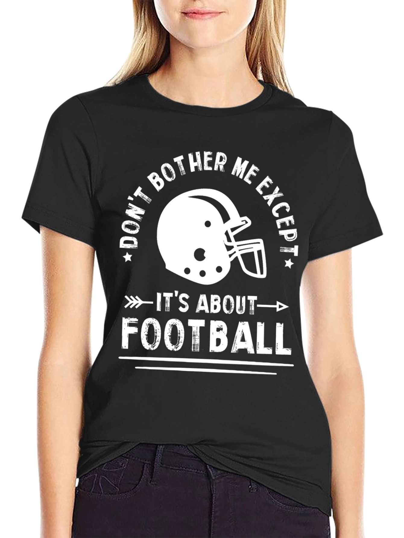 Dont Bother Me Football Graphic Tee