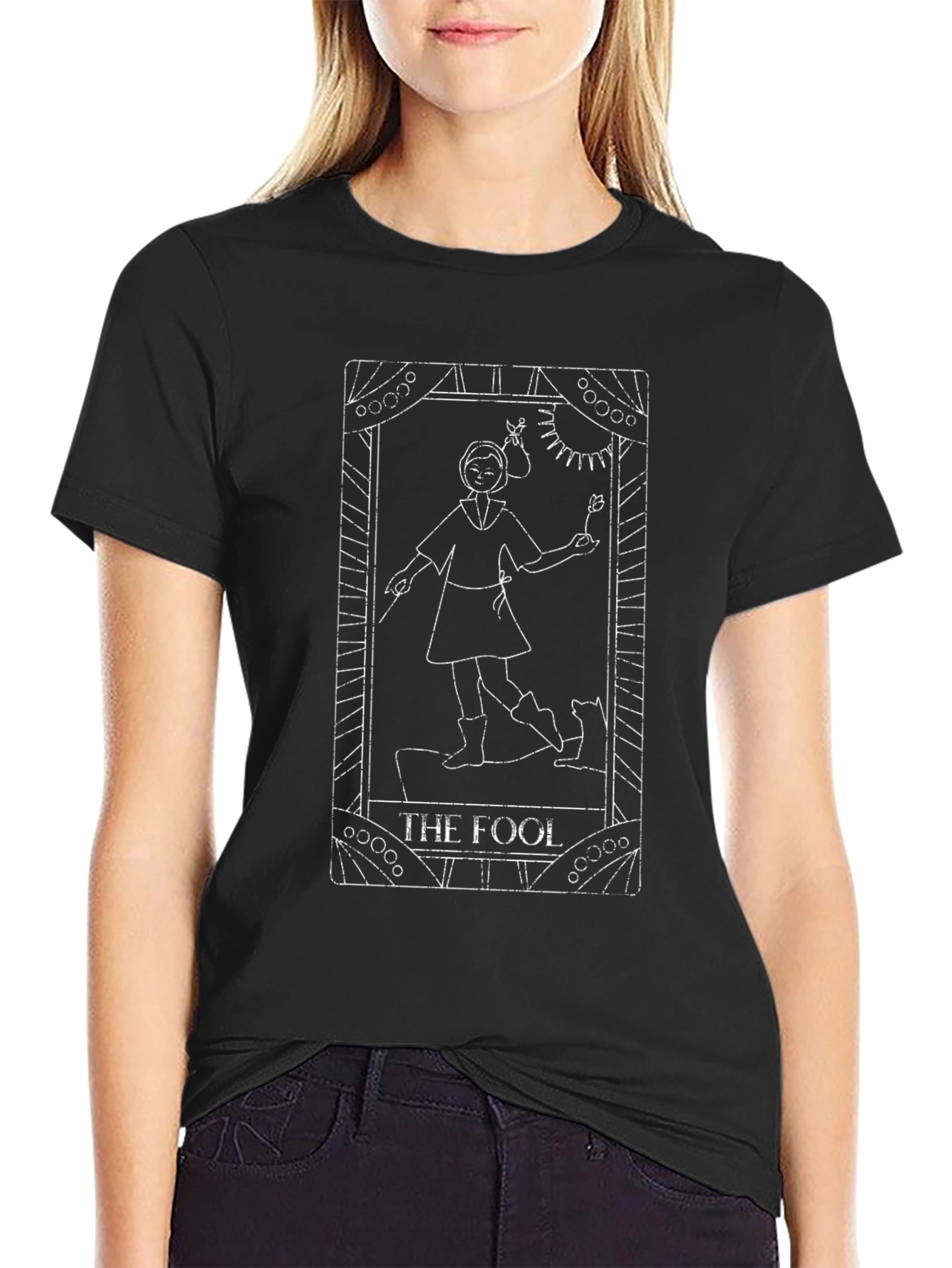 The Fool Tarot Card Graphic Tee - Unisex
