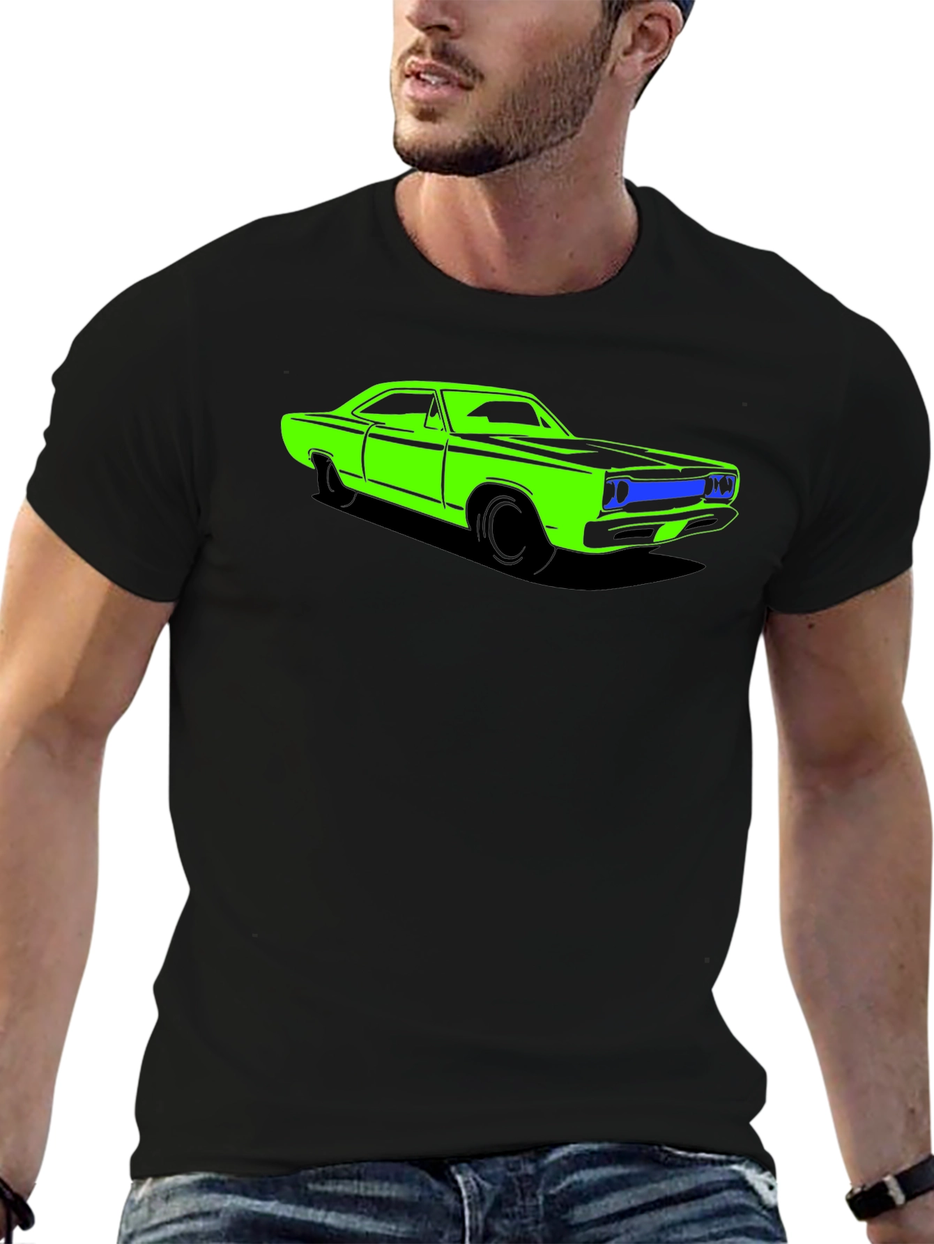 Classic Car Graphic T-Shirt - Cool Automotive Design