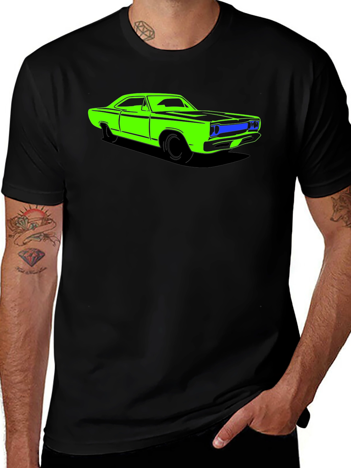 Classic Car Graphic T-Shirt - Cool Automotive Design