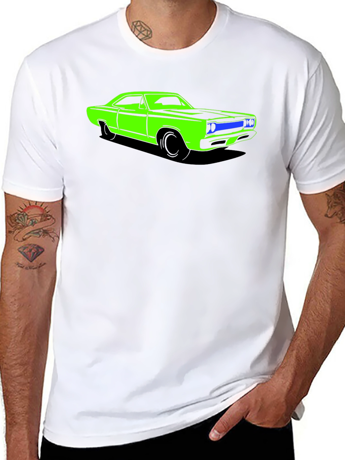 Classic Car Graphic T-Shirt - Cool Automotive Design