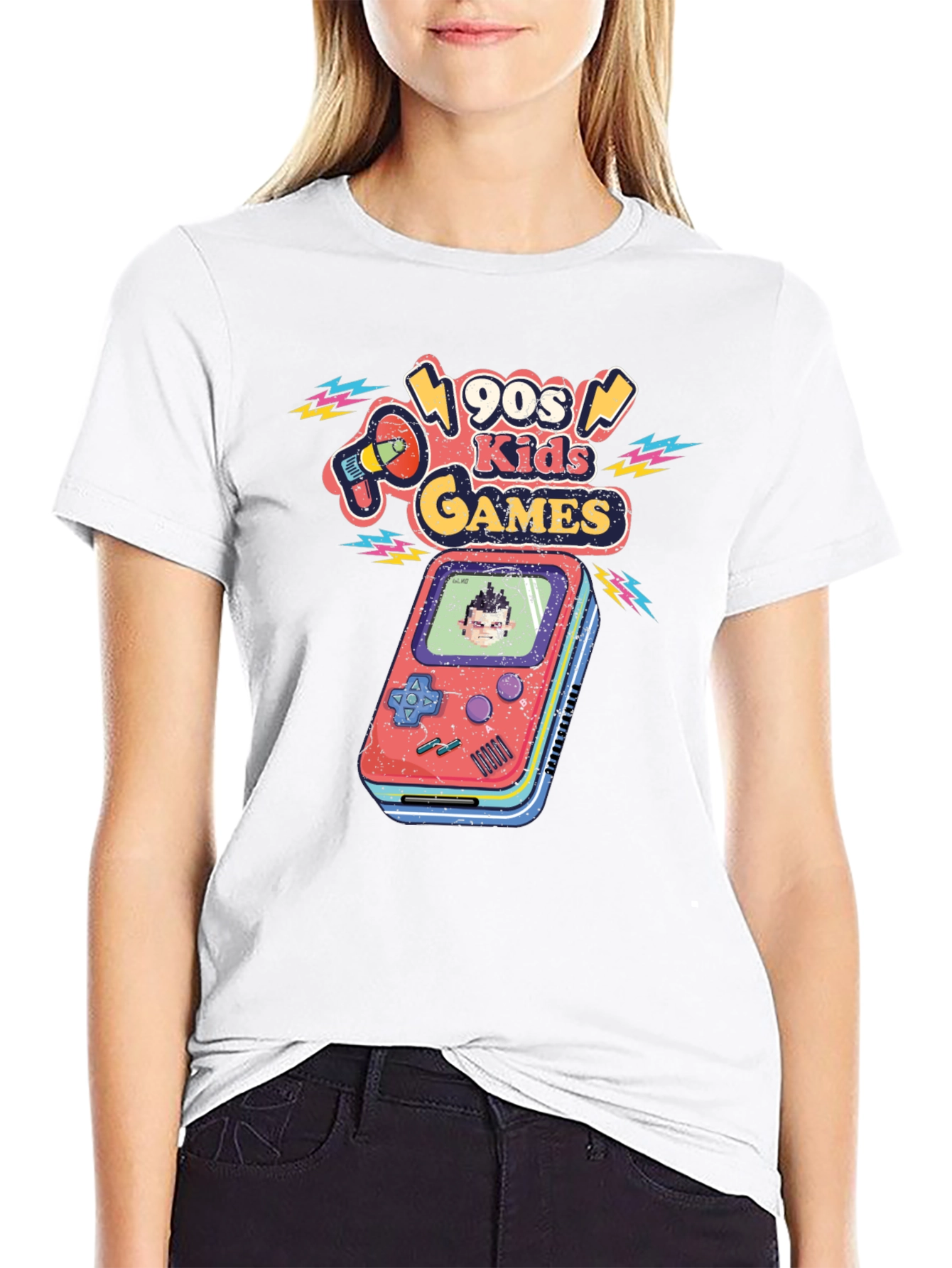 Retro 90s Kids Games Graphic Tee