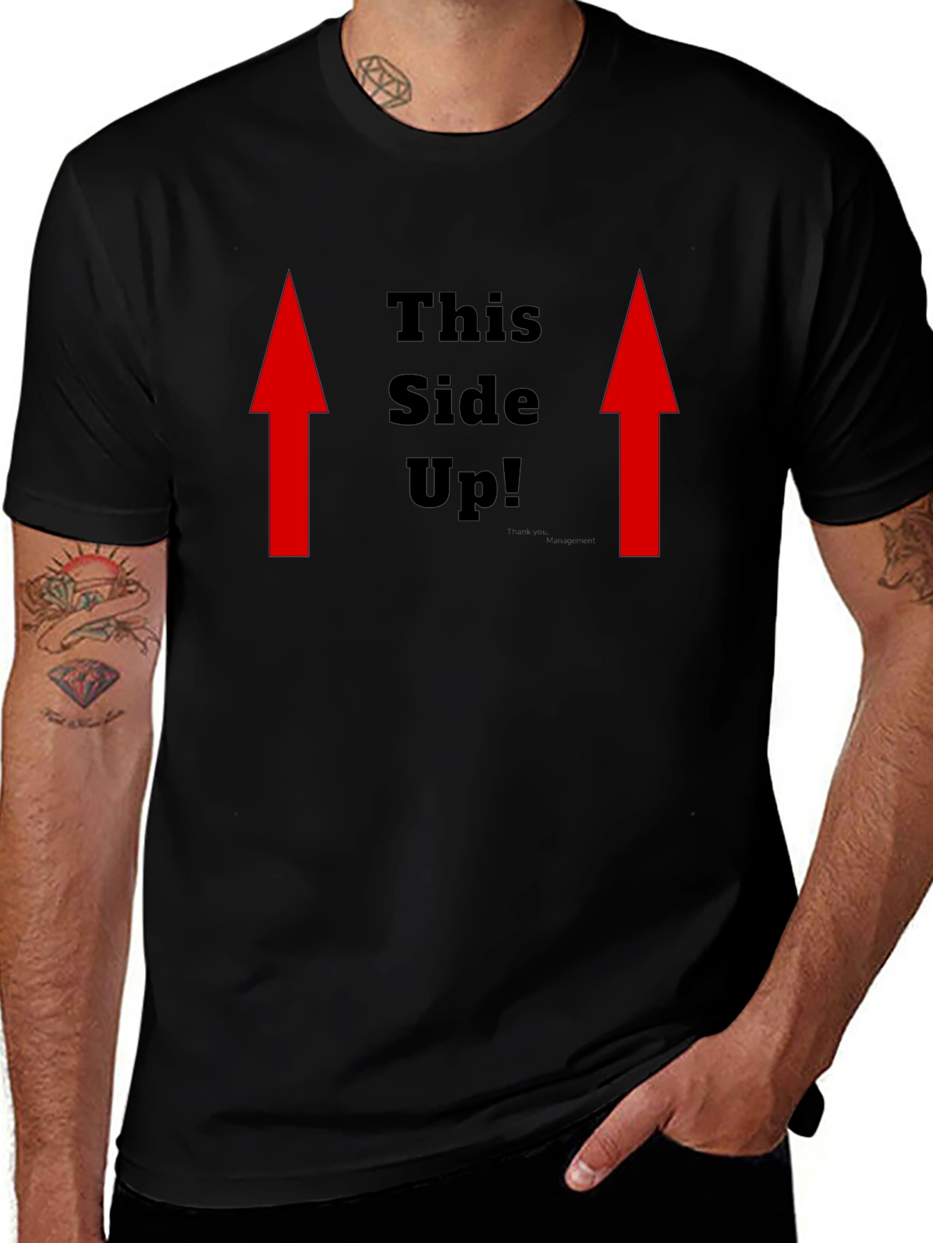 This Side Up Graphic Tee