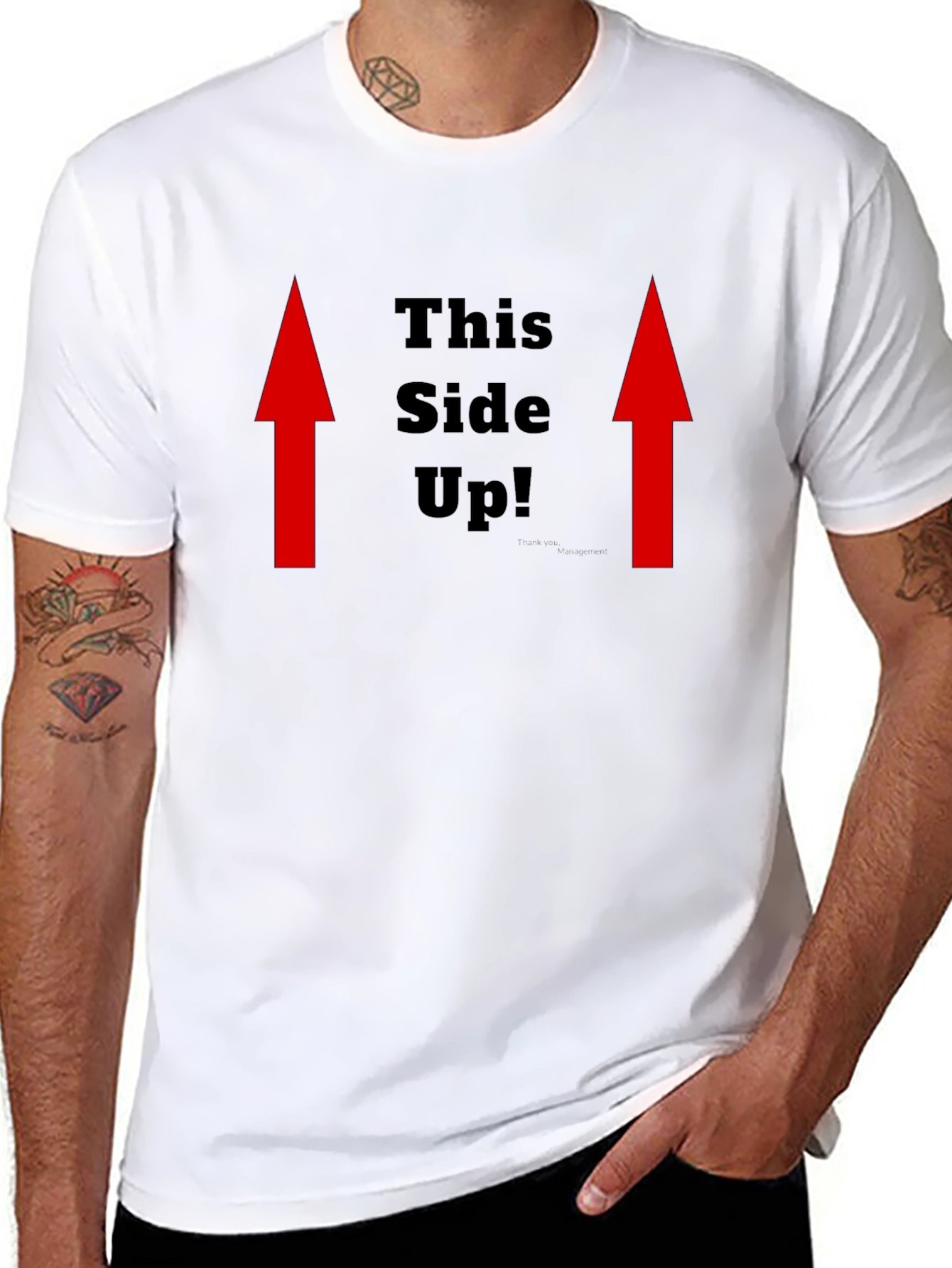 This Side Up Graphic Tee