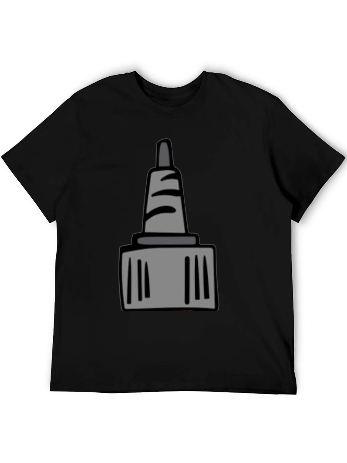 Traffic Cone Cartoon Graphic Tee