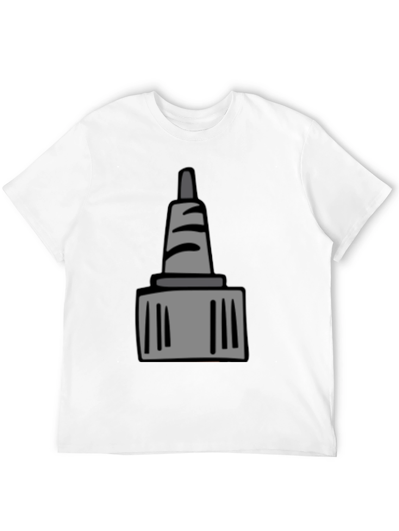Traffic Cone Cartoon Graphic Tee