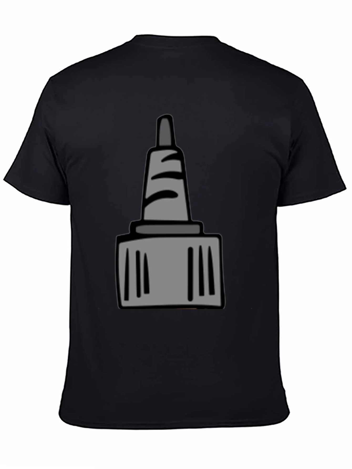 Traffic Cone Cartoon Graphic Tee