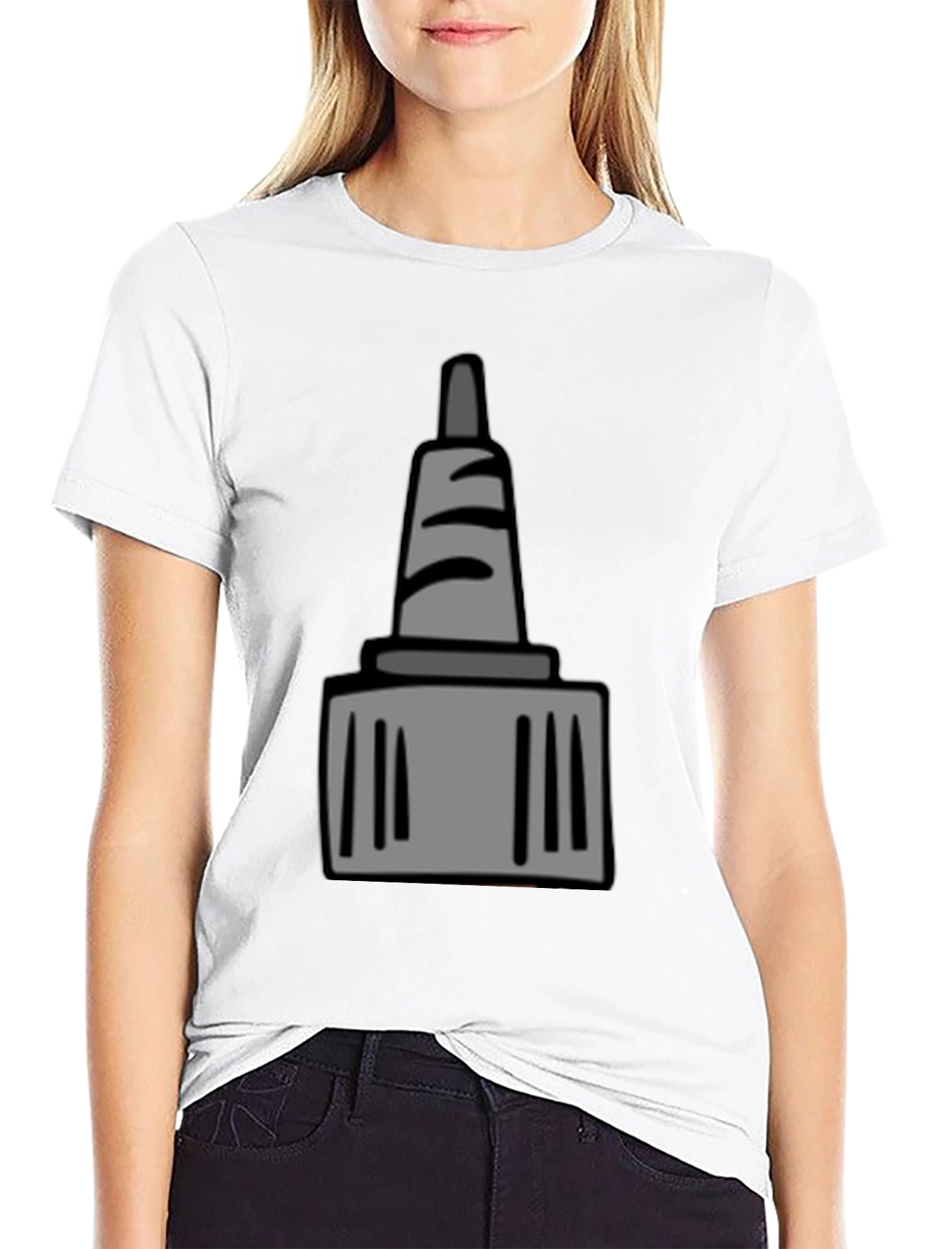 Traffic Cone Cartoon Graphic Tee