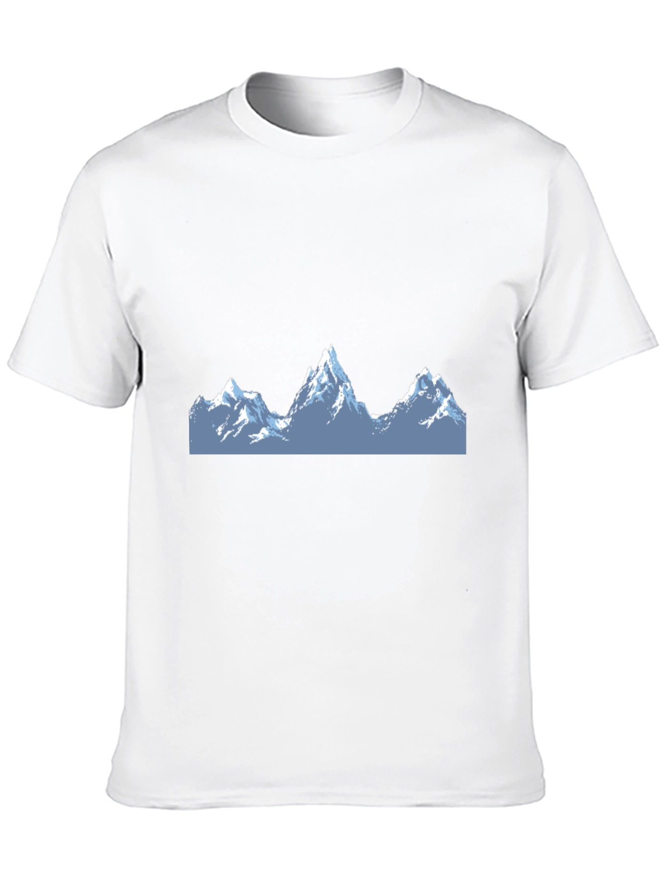 Mountain Peak Graphic Tee - Stylish Black T-Shirt