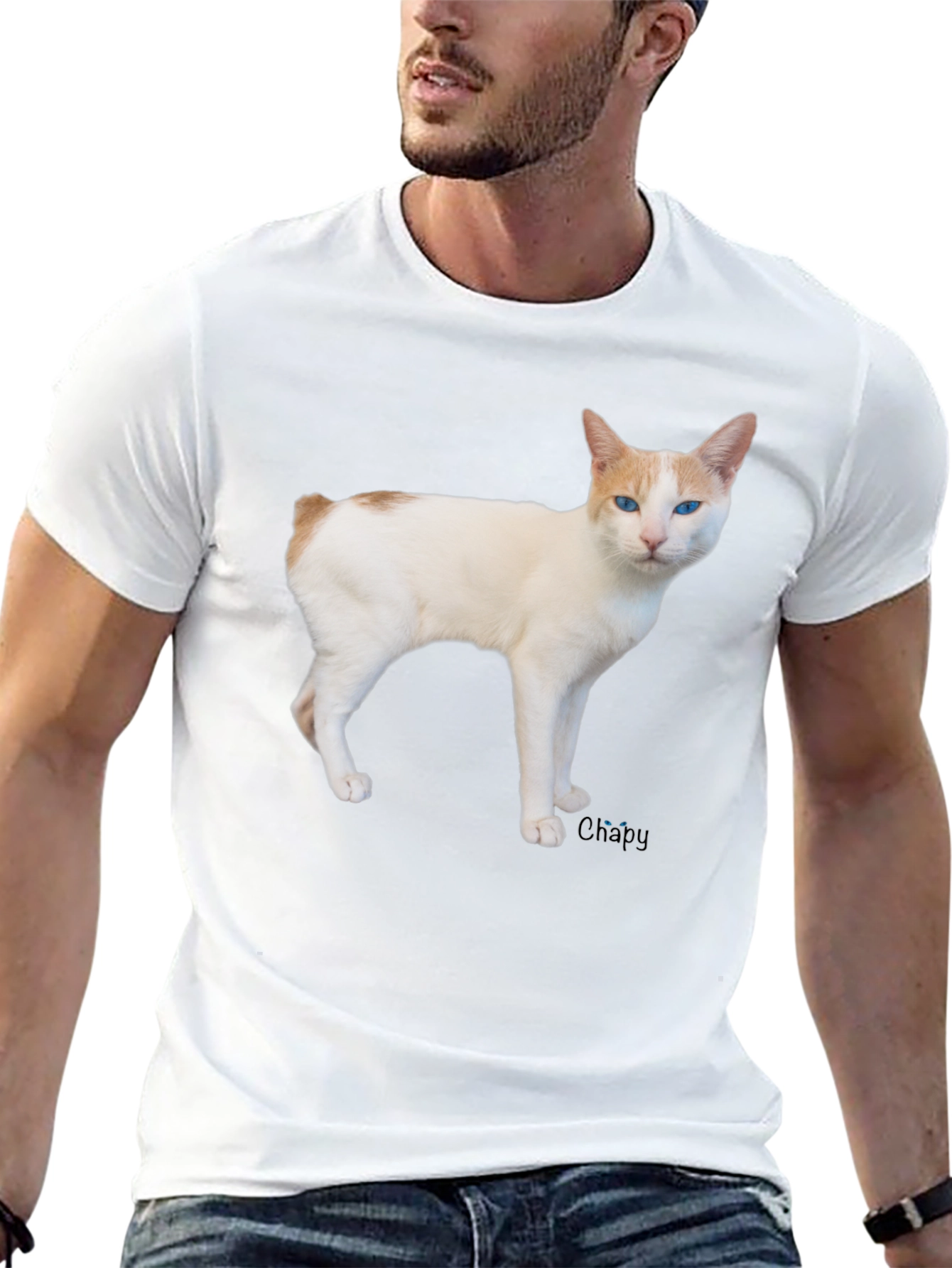 Cool Cat T-Shirt - Casual Black Tee