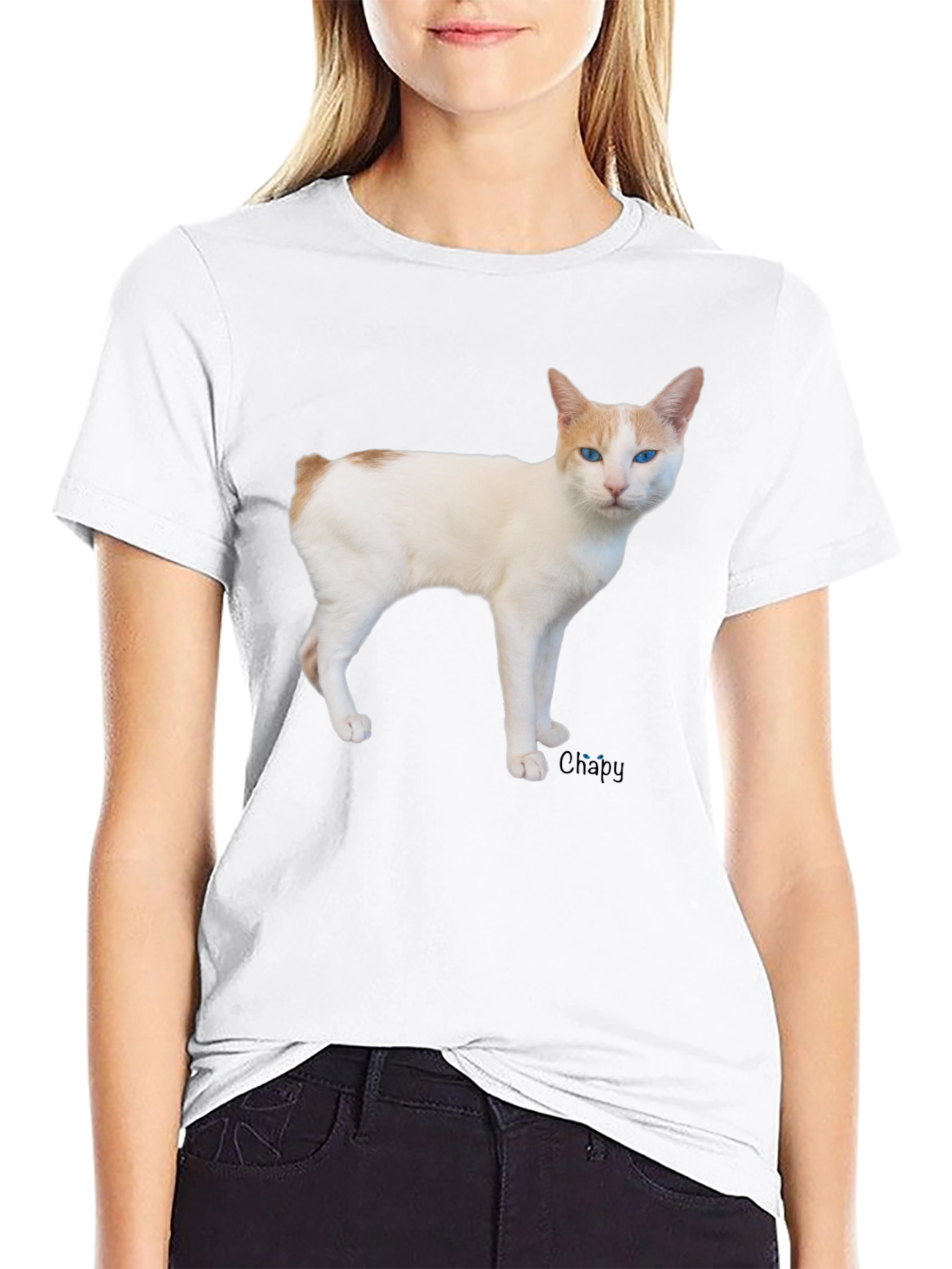 Cool Cat T-Shirt - Casual Black Tee