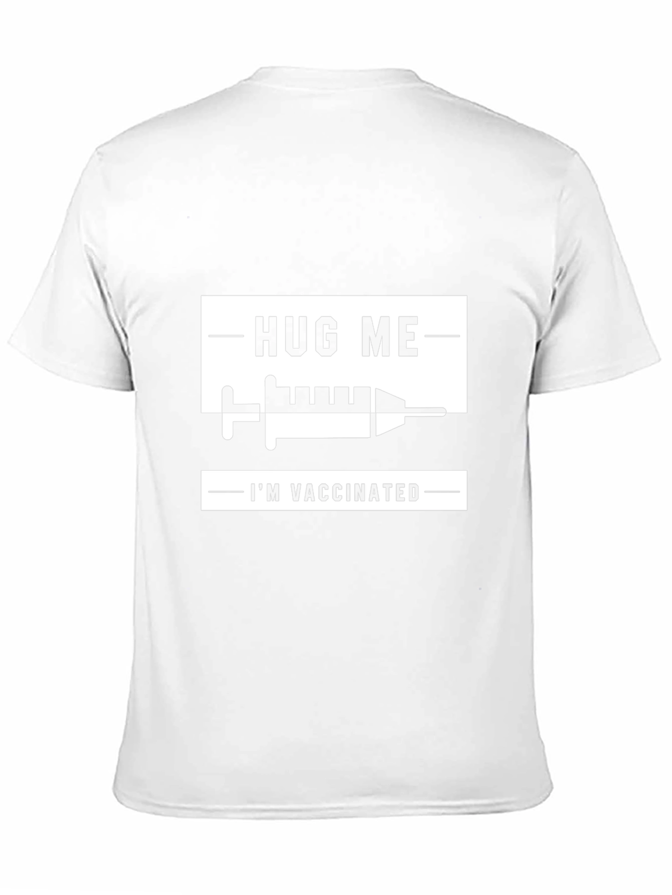 Hug Me Im Vaccinated T-Shirt Funny Vaccine Tee
