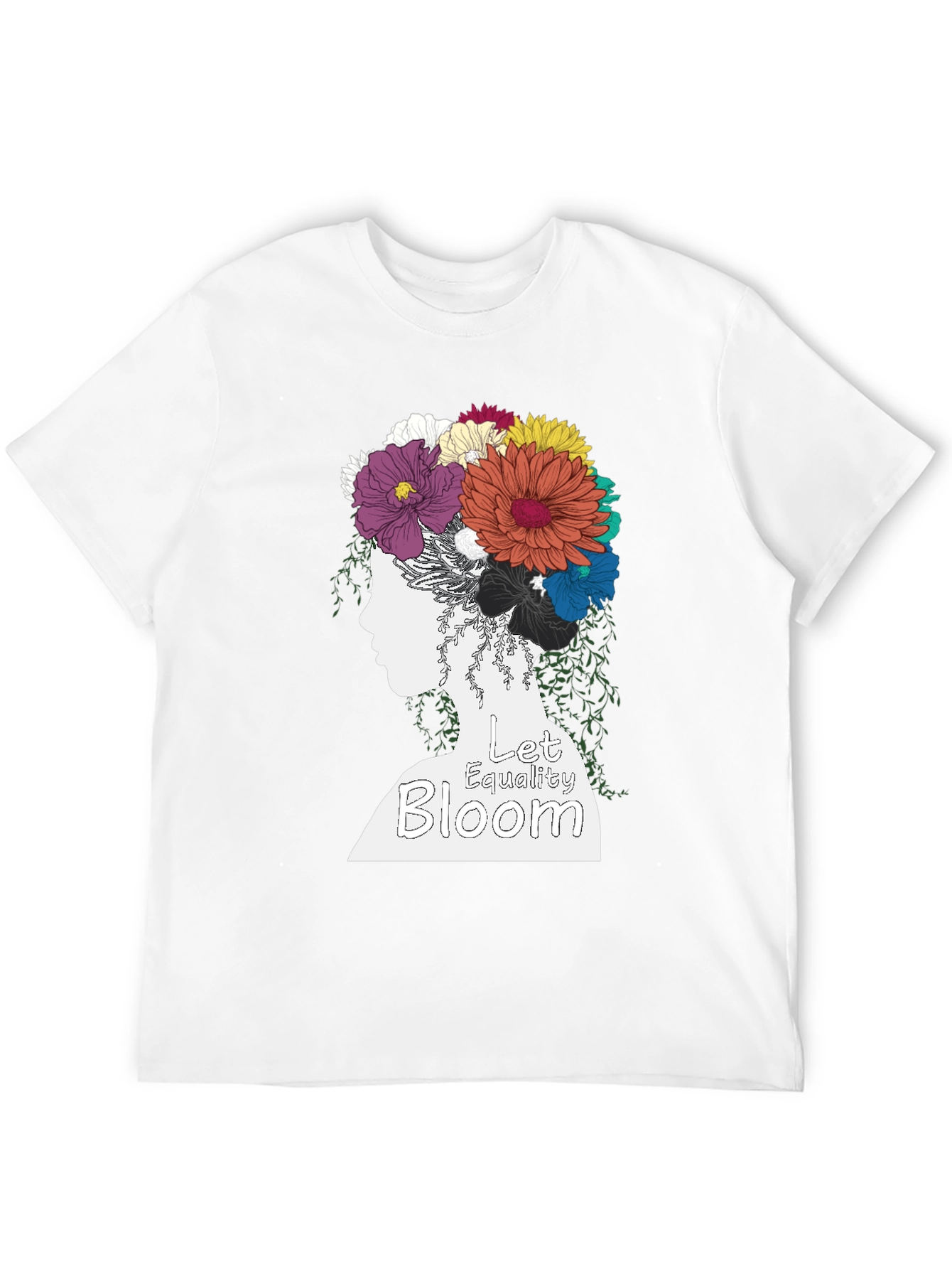 Equality Bloom Graphic Tee - Black