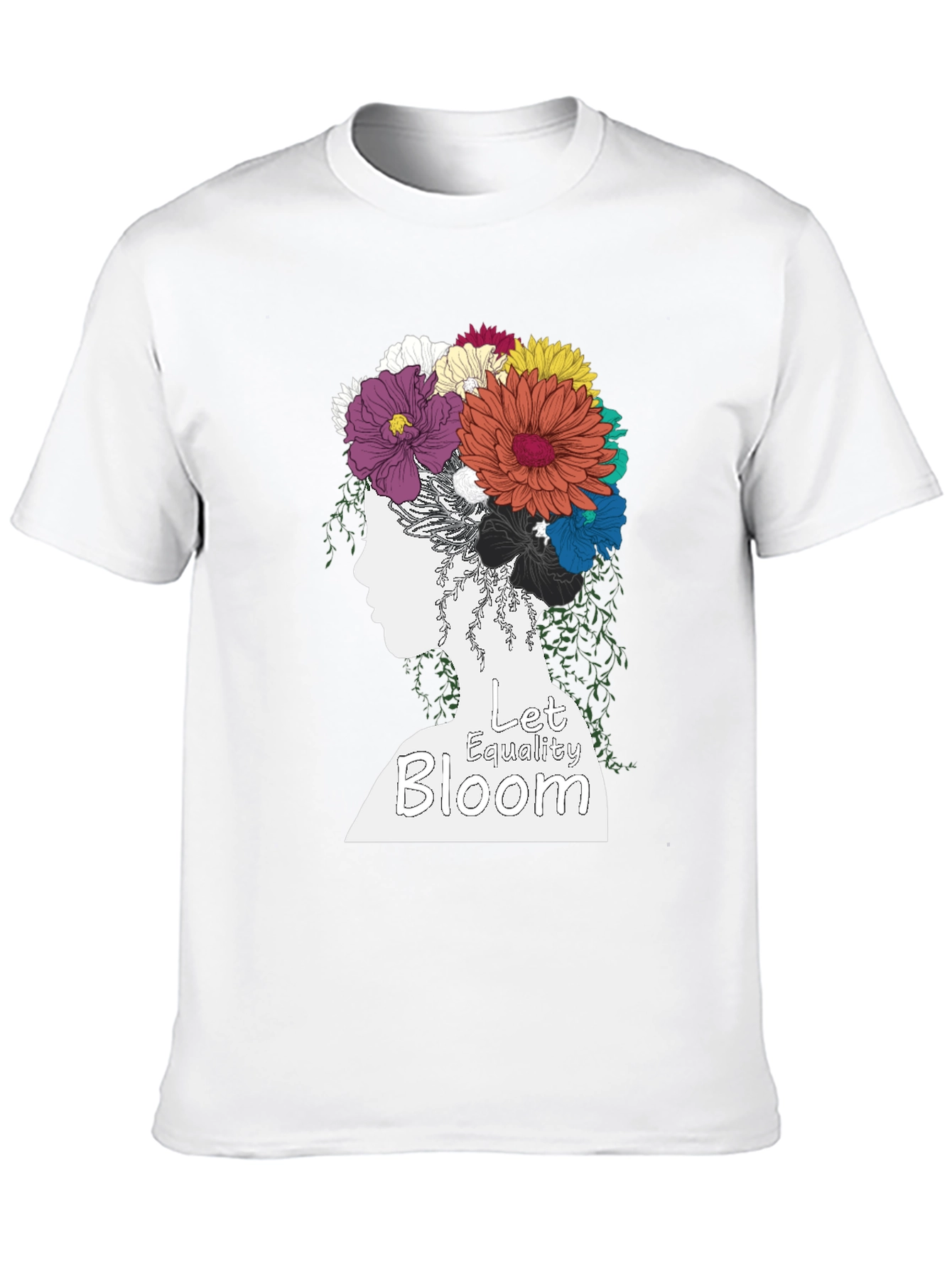 Equality Bloom Graphic Tee - Black
