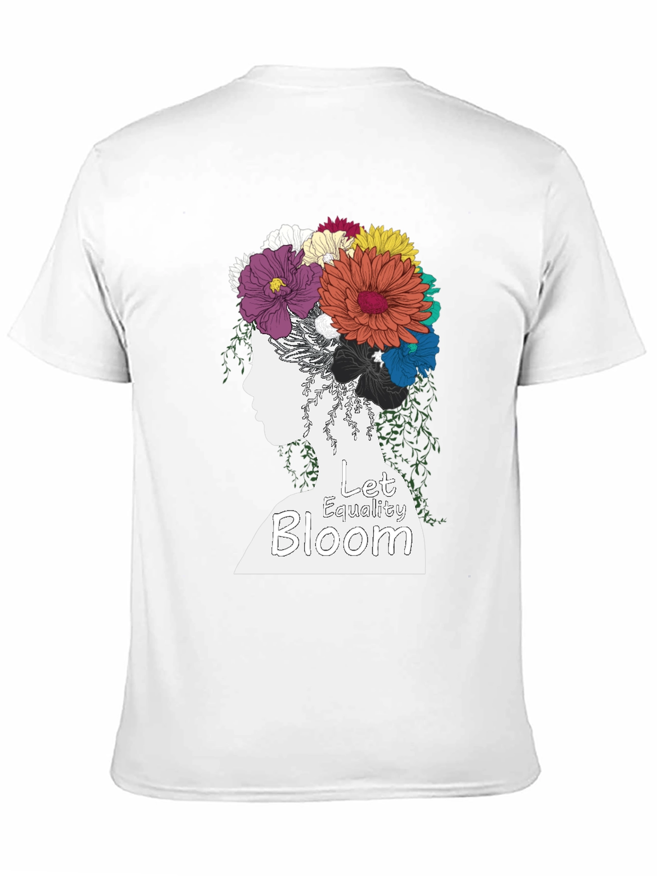 Equality Bloom Graphic Tee - Black