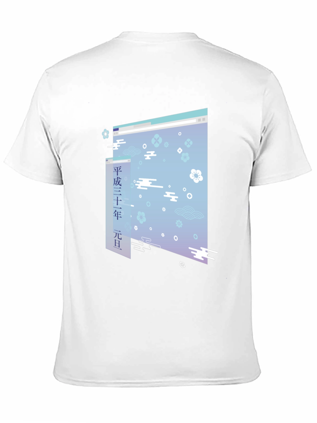 Retro Vaporwave Graphic Tee - Black