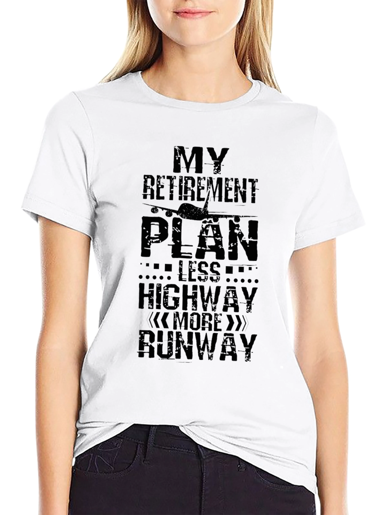 Retirement Plan Airplane T-Shirt