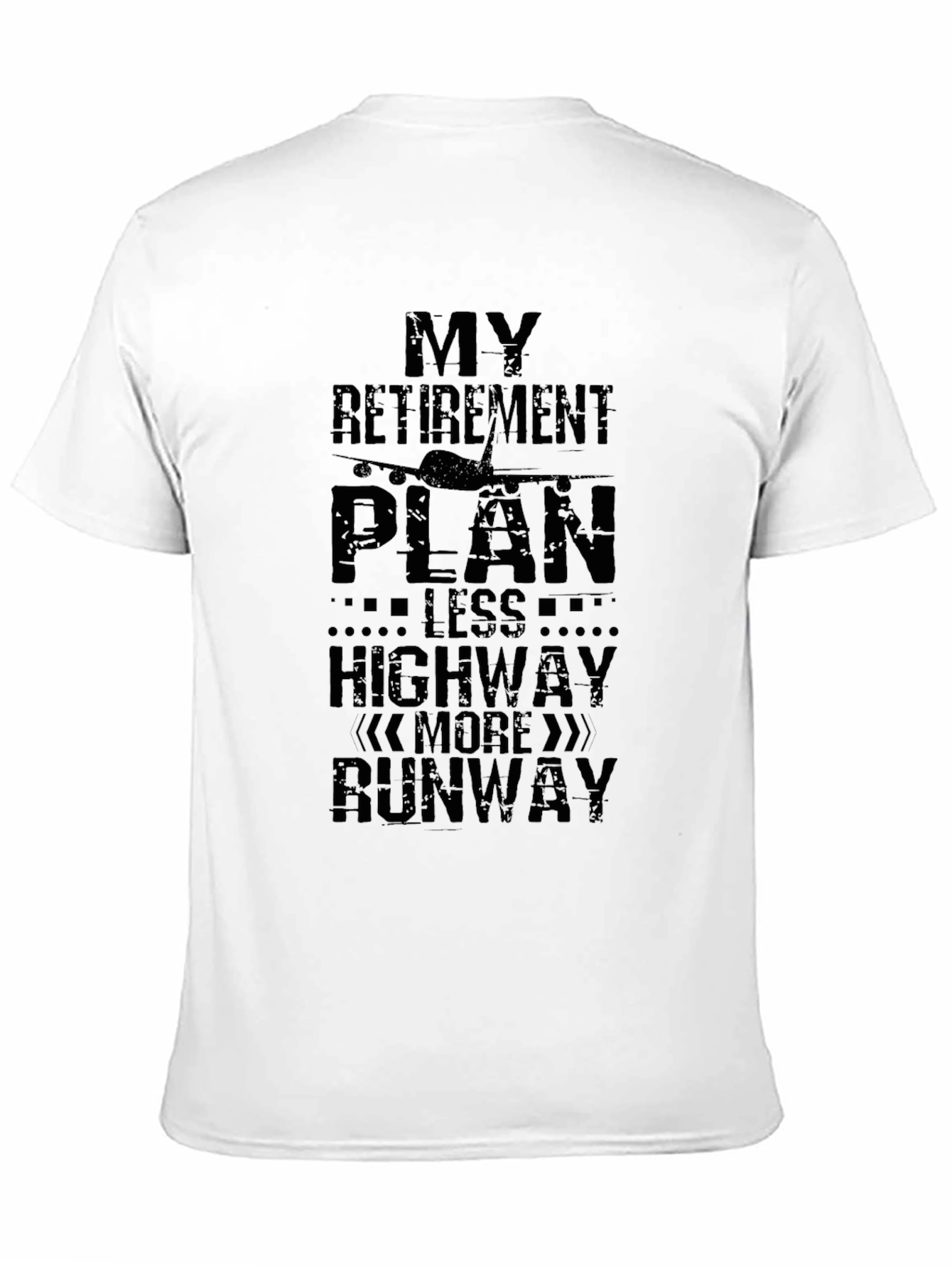 Retirement Plan Airplane T-Shirt
