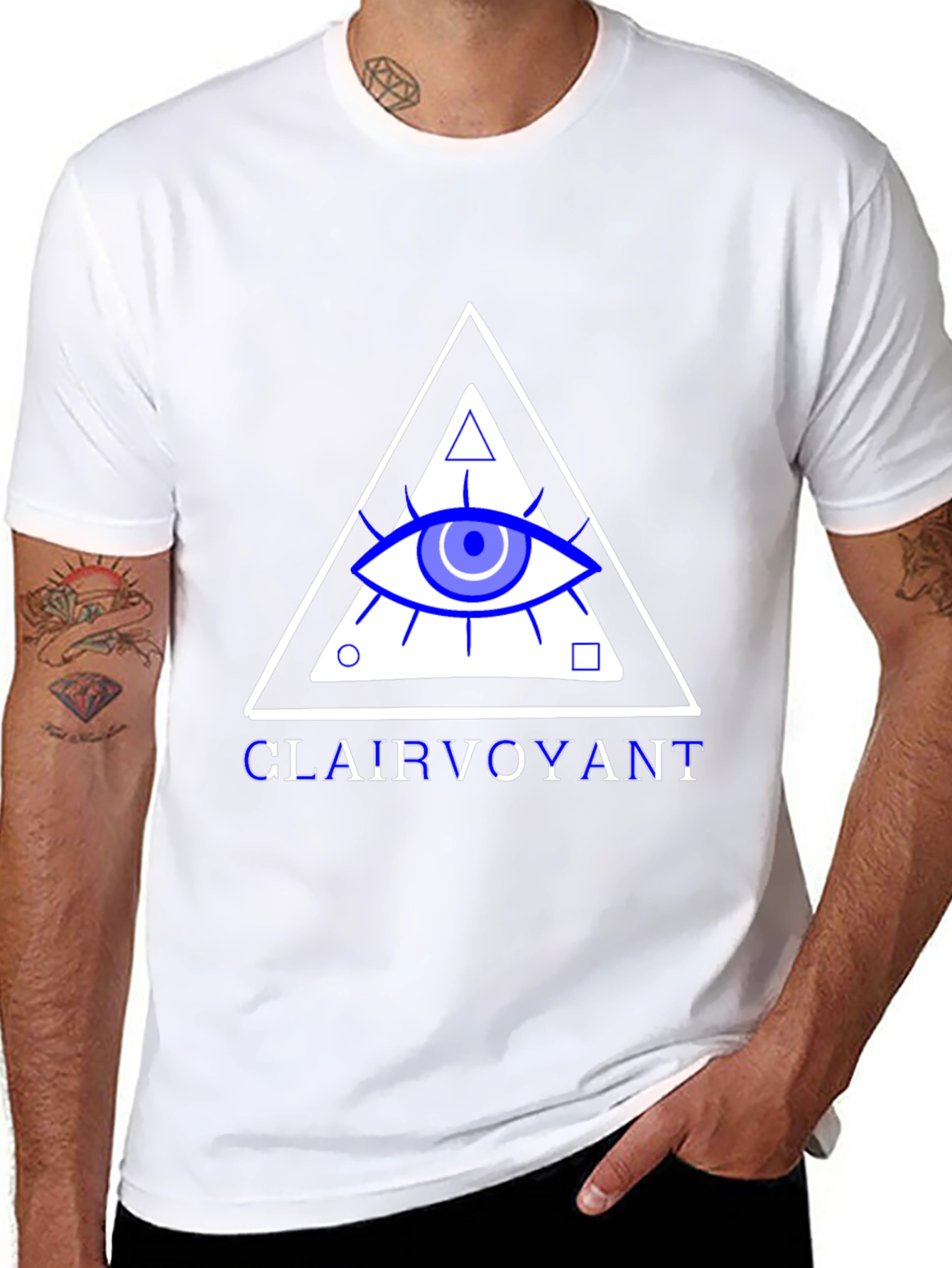 Clairvoyant Eye T-Shirt - Illuminati Symbol Tee