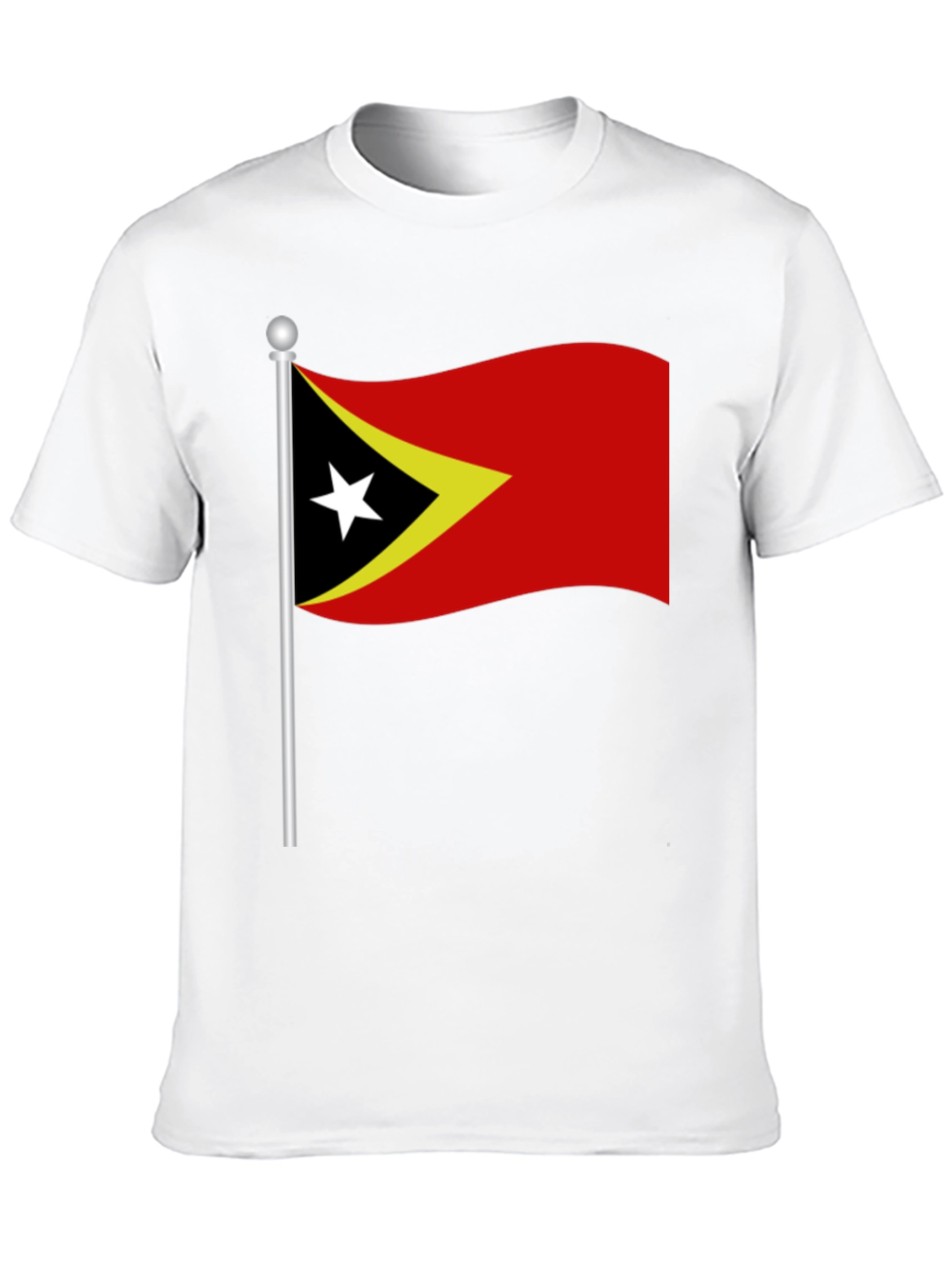 Timor-Leste Flag Graphic T-Shirt