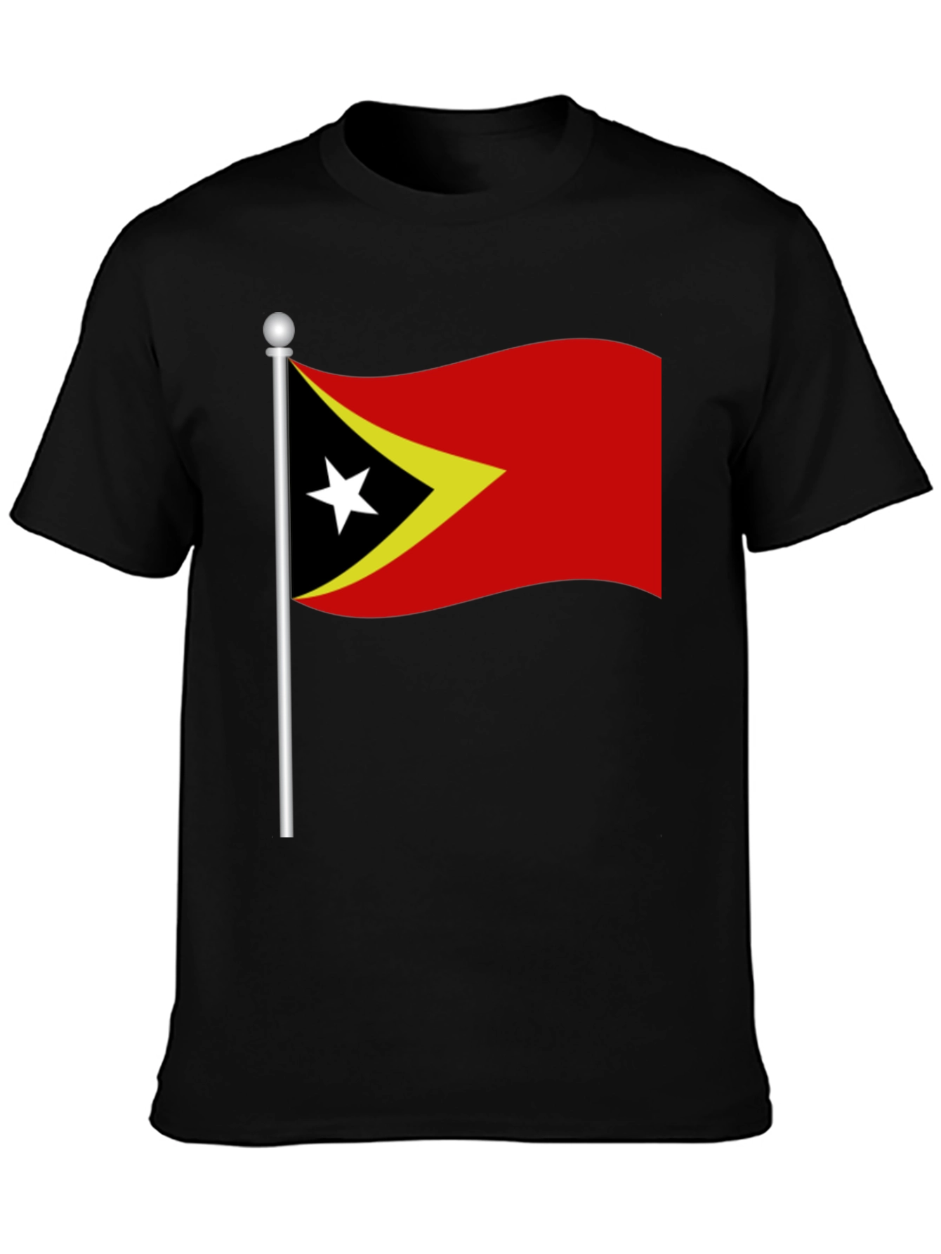 Timor-Leste Flag Graphic T-Shirt