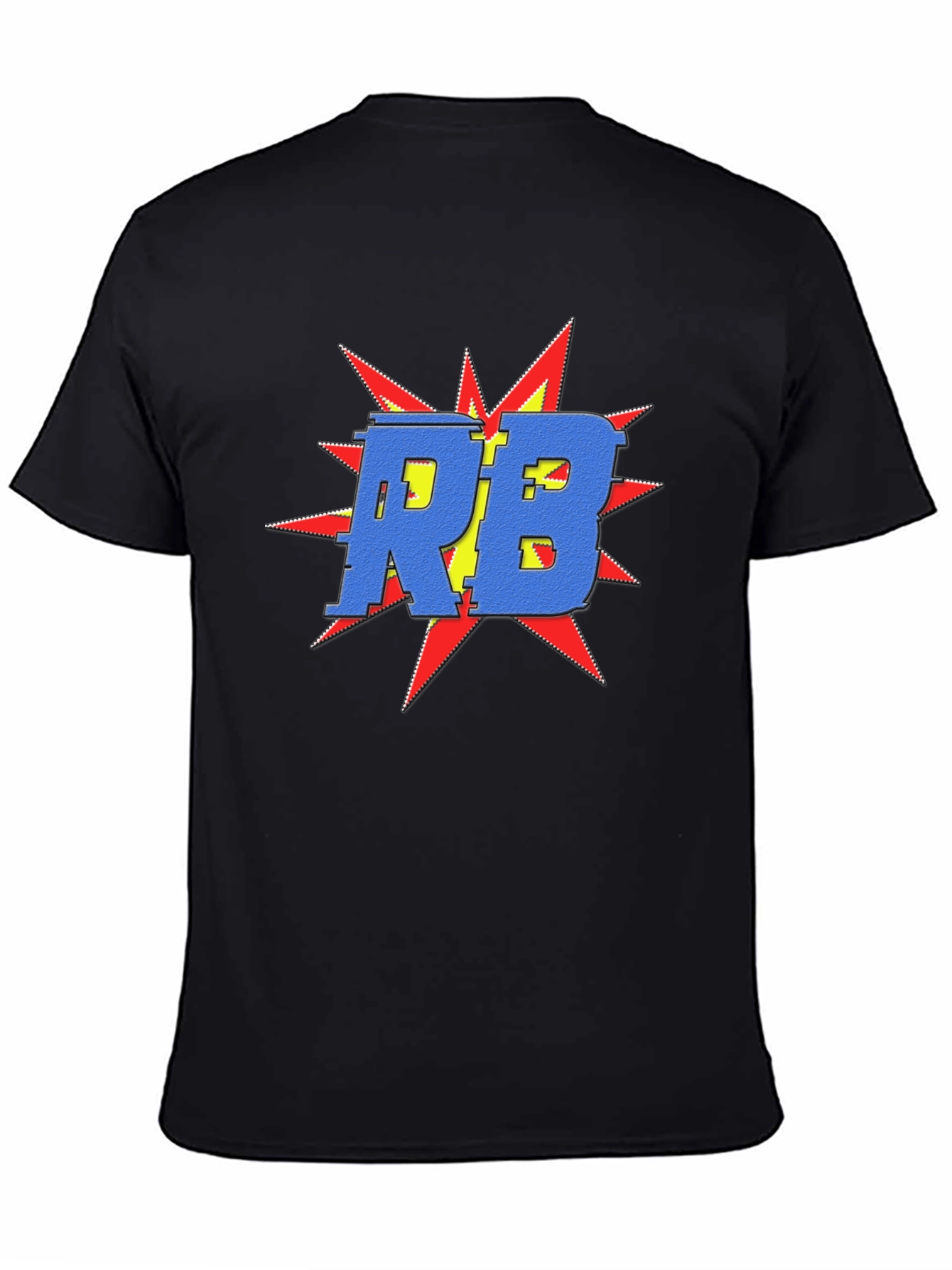Bold RB Graphic Tee - Retro Pop Art Shirt
