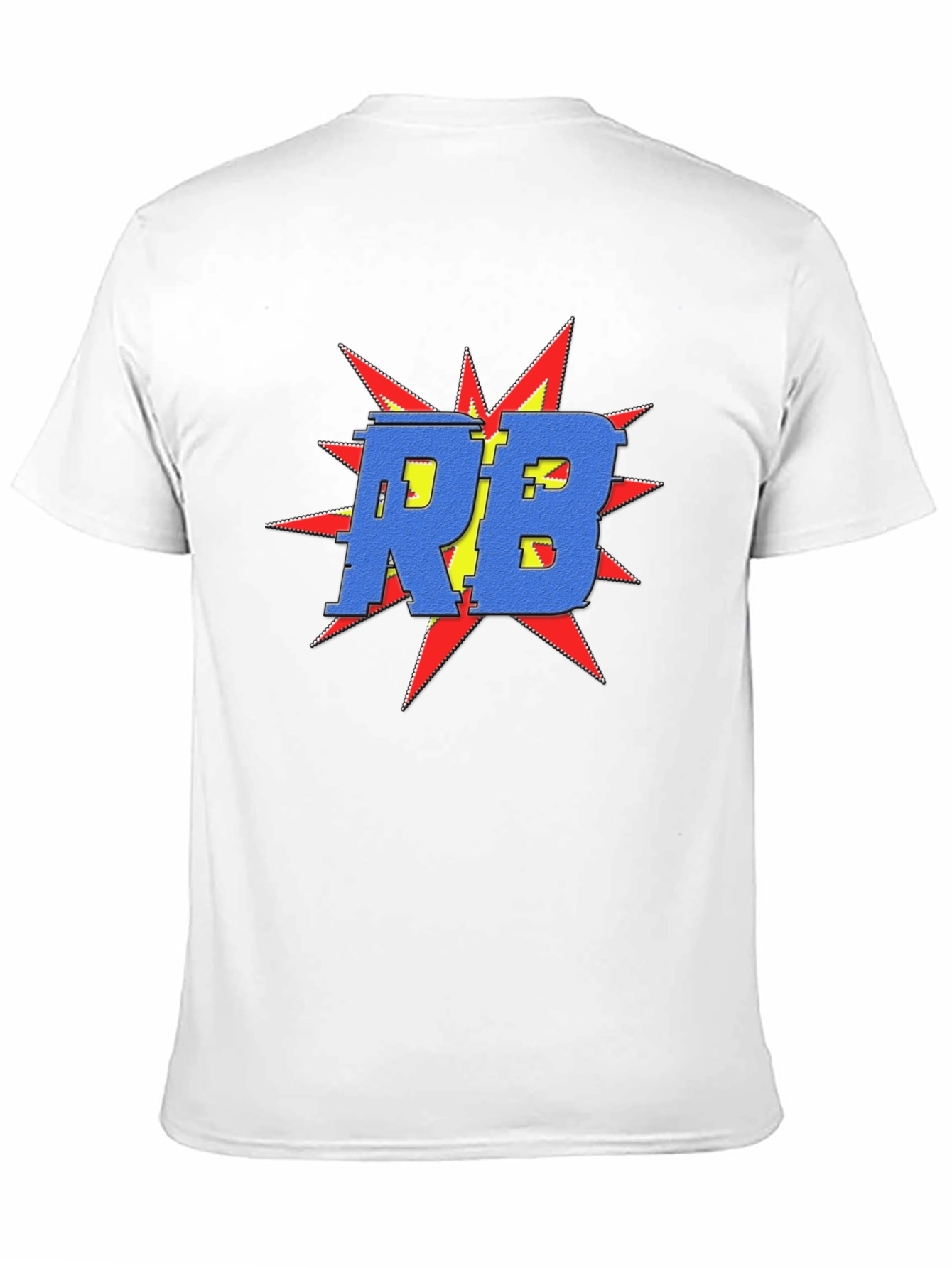 Bold RB Graphic Tee - Retro Pop Art Shirt