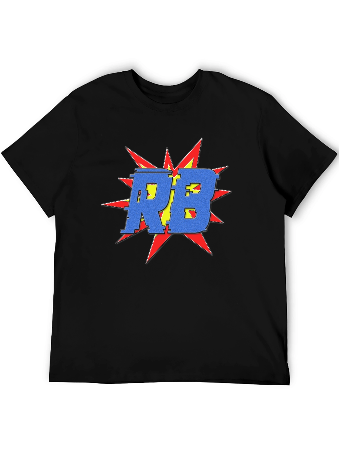 Bold RB Graphic Tee - Retro Pop Art Shirt