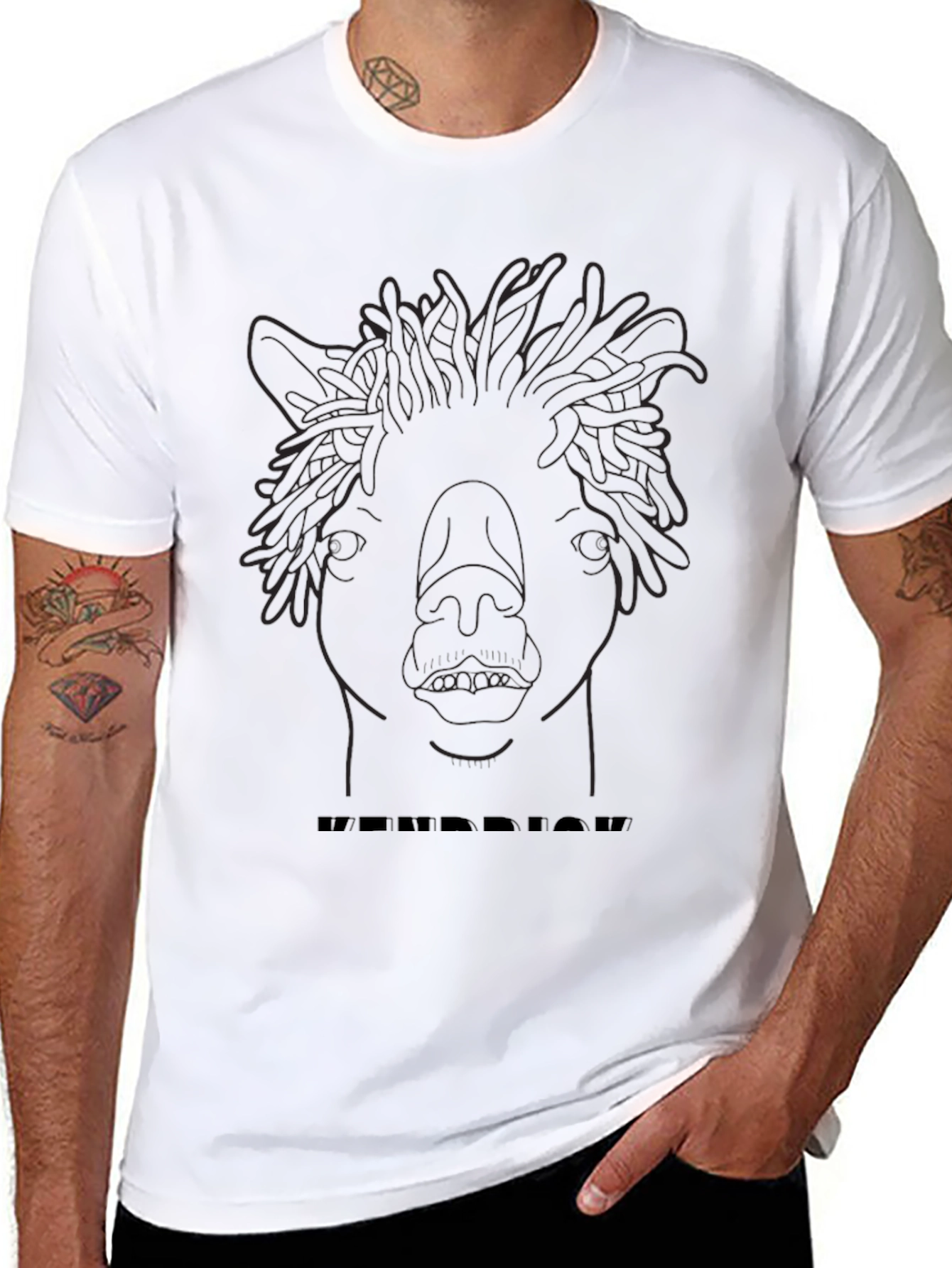 Kendrick Alpaca Graphic Tee - Black