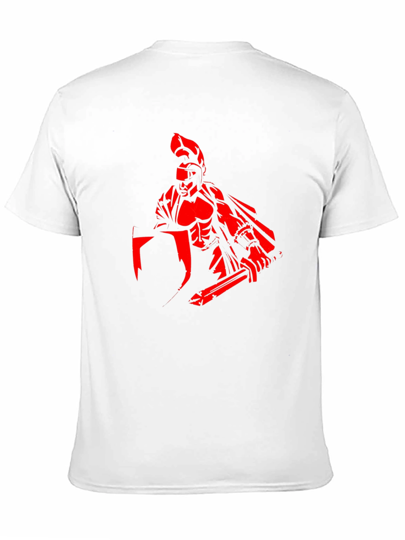 Spartan Warrior Graphic T-Shirt - Black