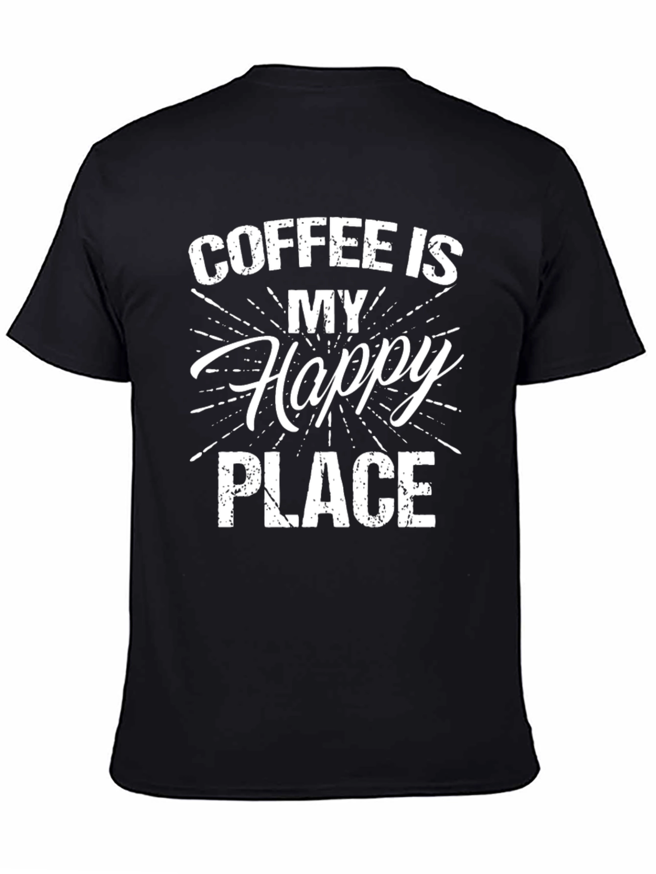 Coffee is My Happy Place Graphic T-Shirt