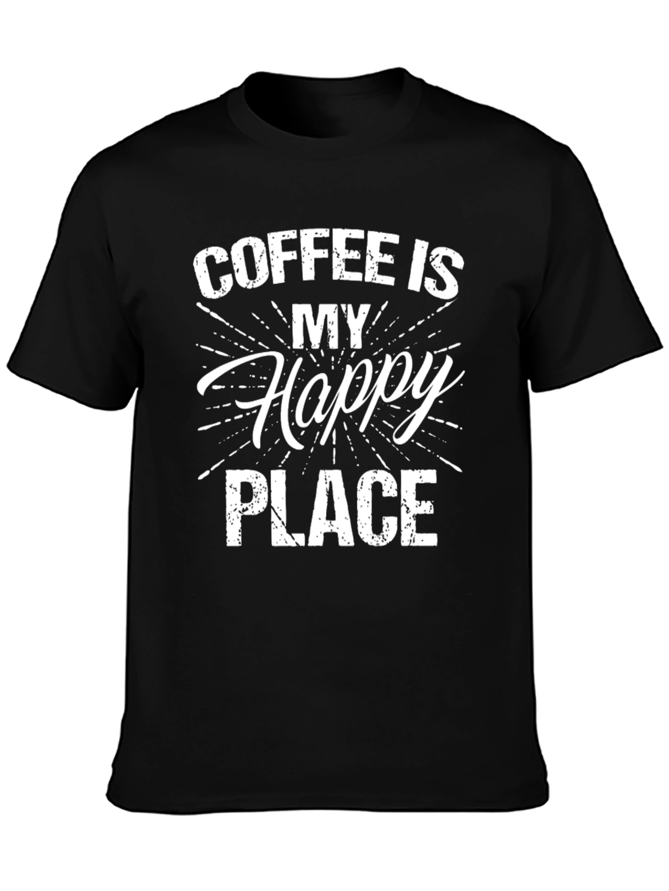 Coffee is My Happy Place Graphic T-Shirt
